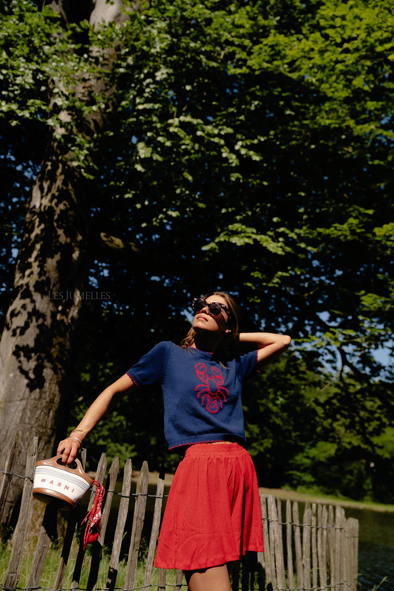 Short Mara rouge à haut risque