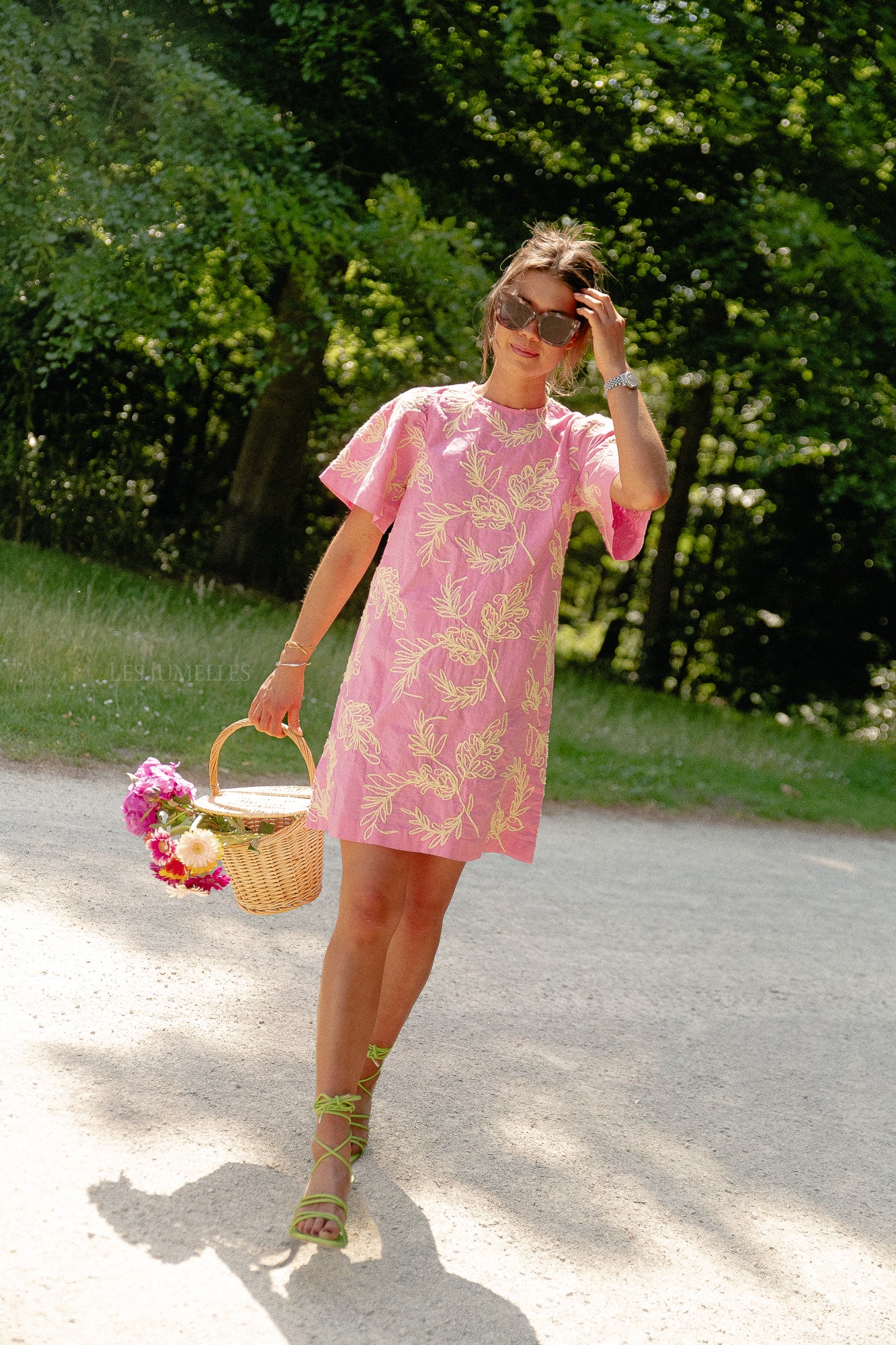 YasConea SS dress sachet pink/lemonade