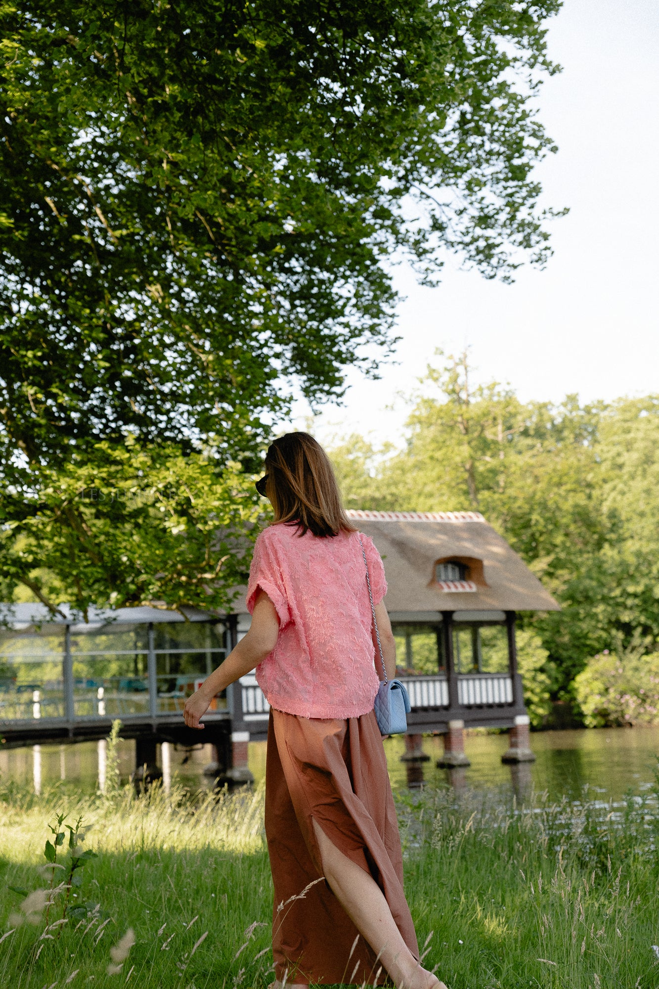 ROUKyoto SS shirt peach blossom