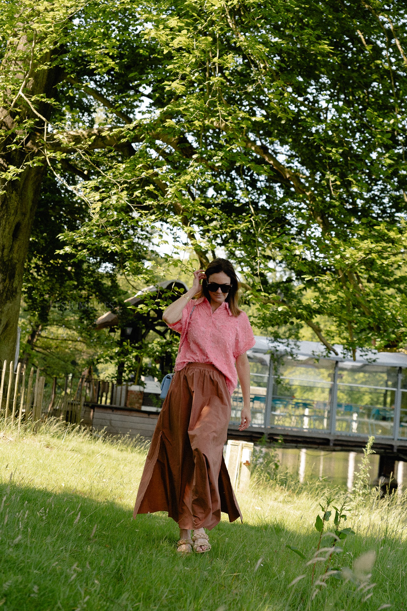 ROUKyoto SS shirt peach blossom