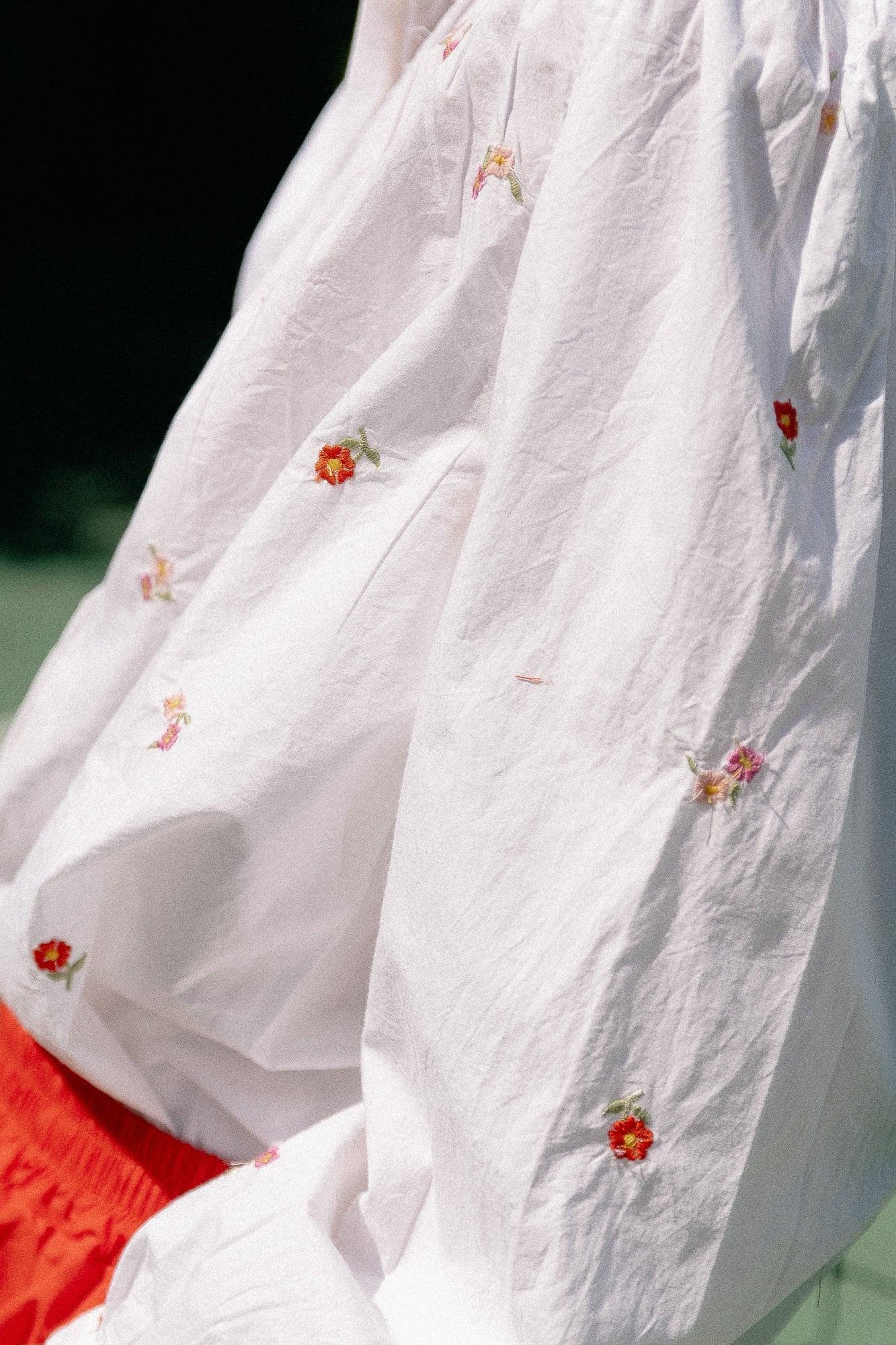 Violette embroidered blouse white