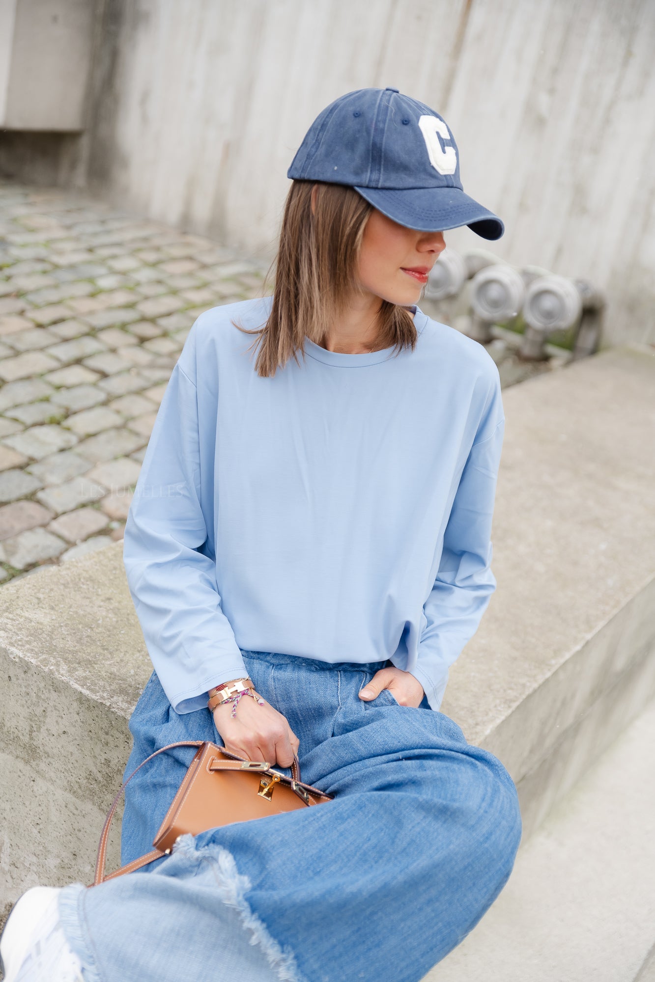 Oversized long clearance sleeve shirt outfit