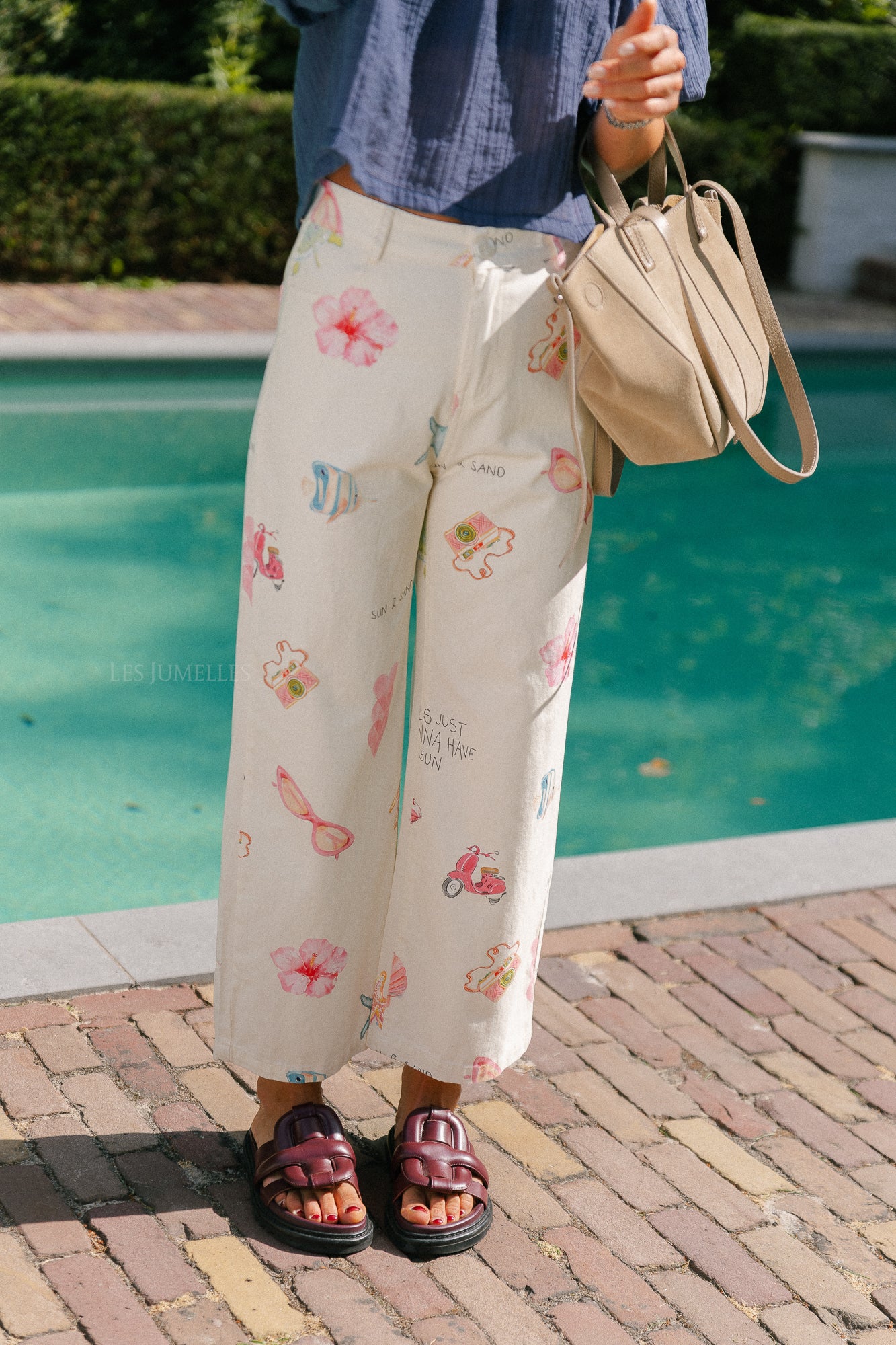 Holiday pants multicolor