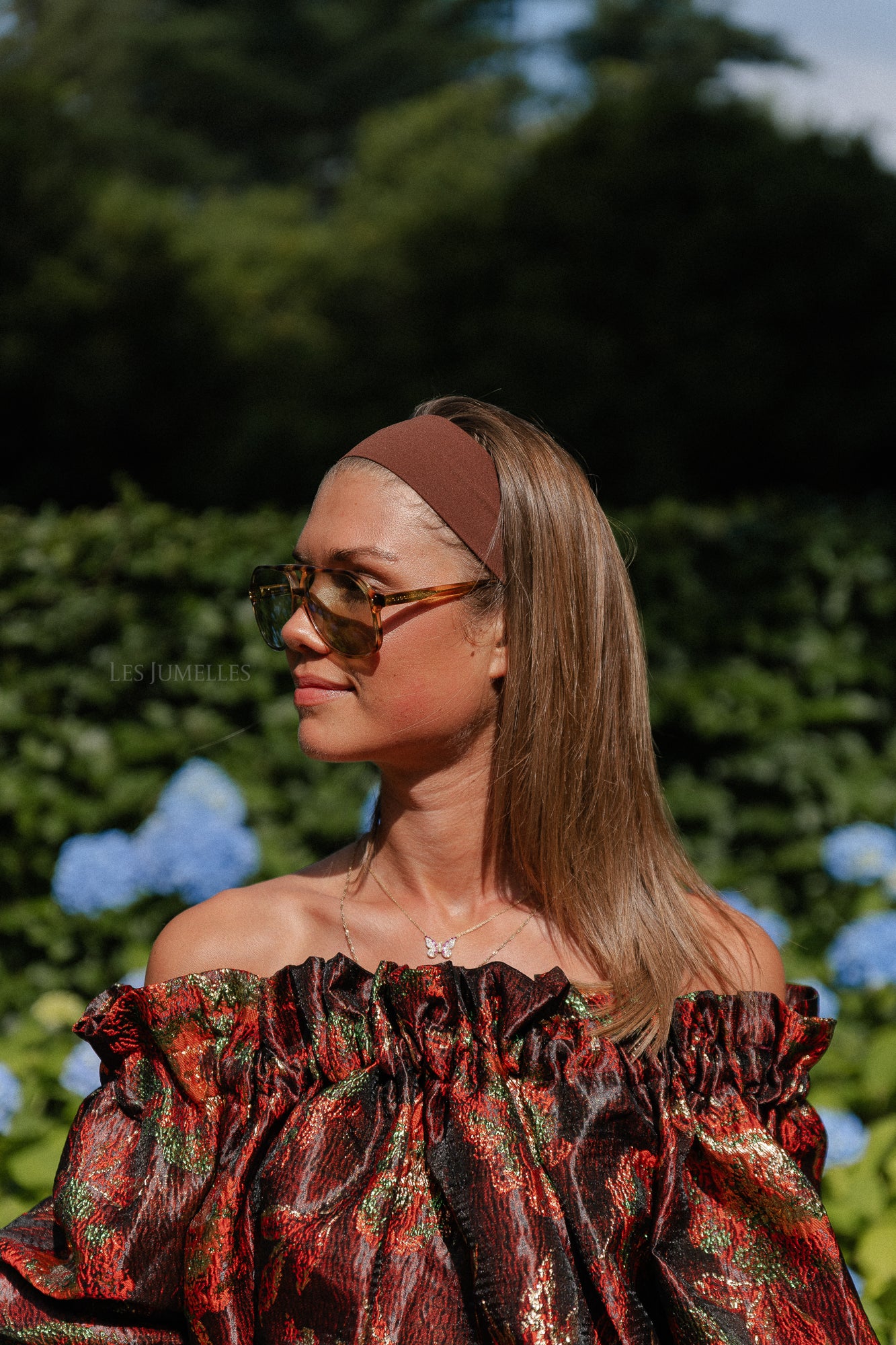 Basic hairband brown