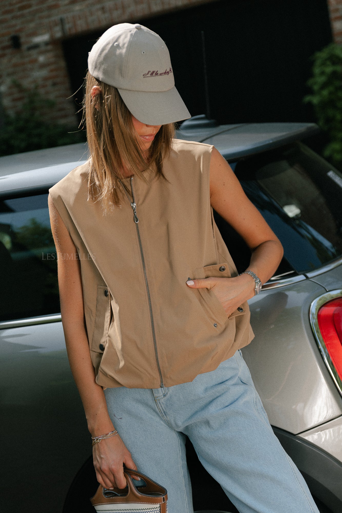 VIEmelie S/L vest tigers eye