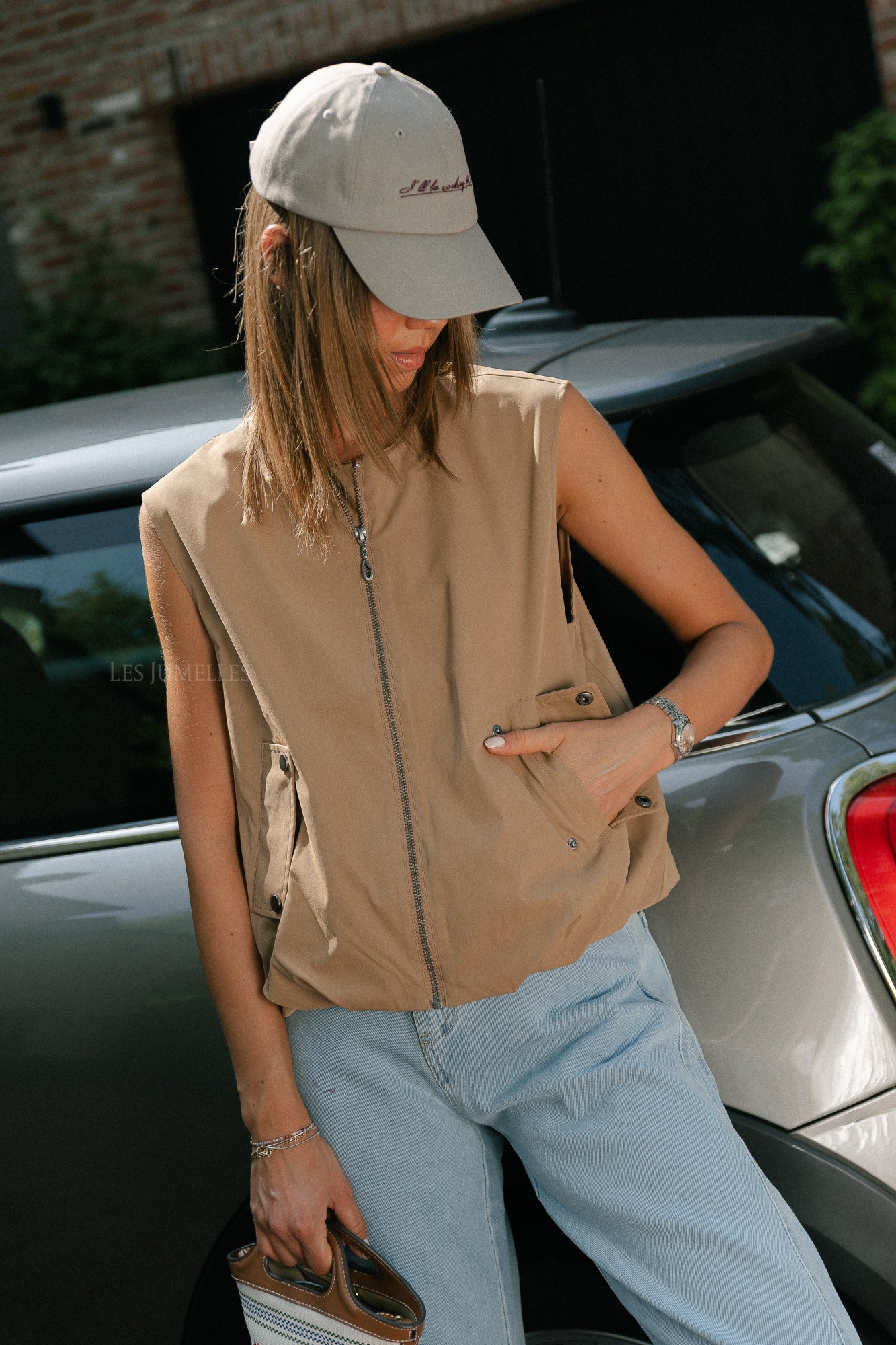 VIEmelie S/L vest tigers eye