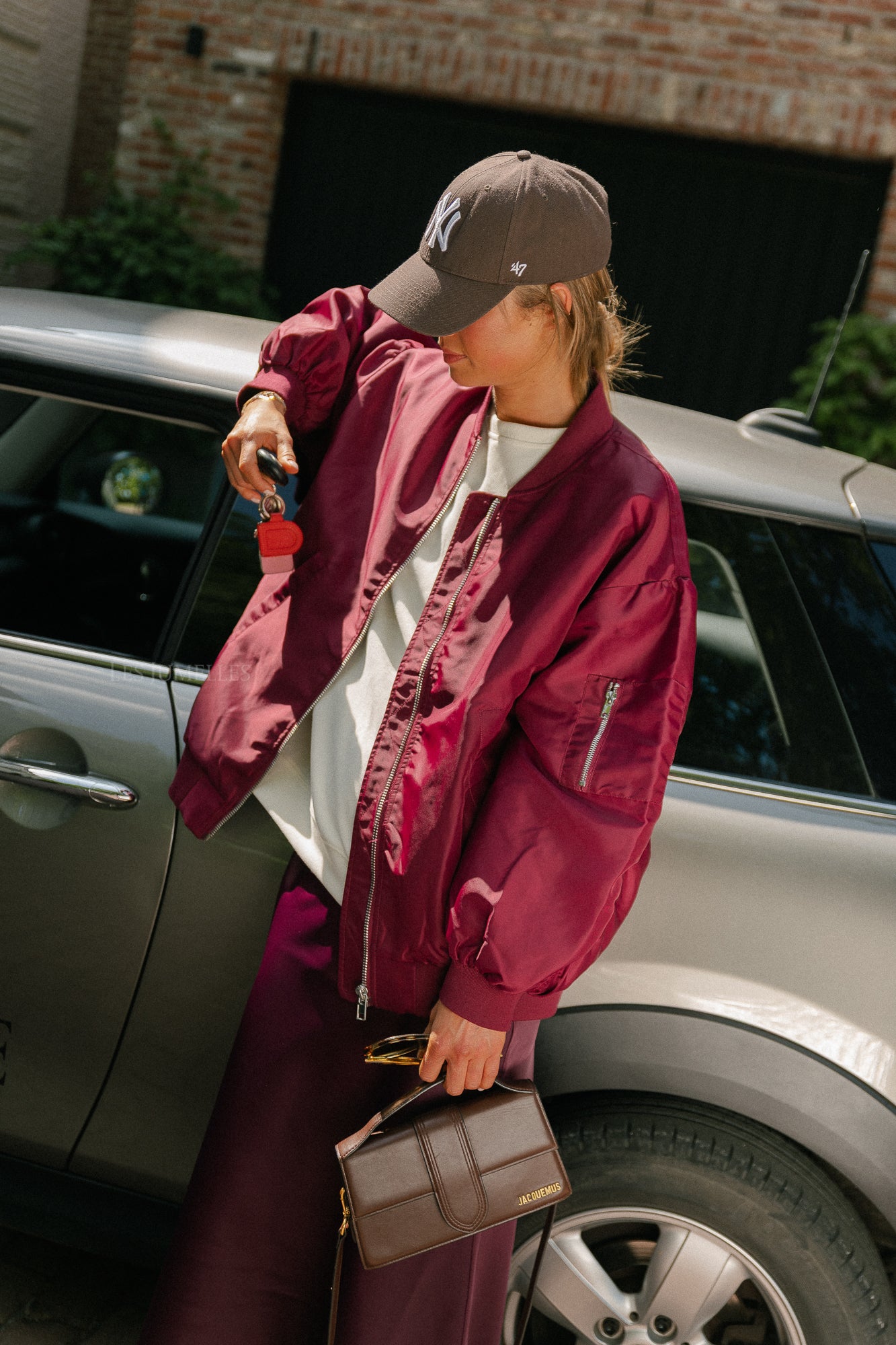 Blouson bomber Annalise prune