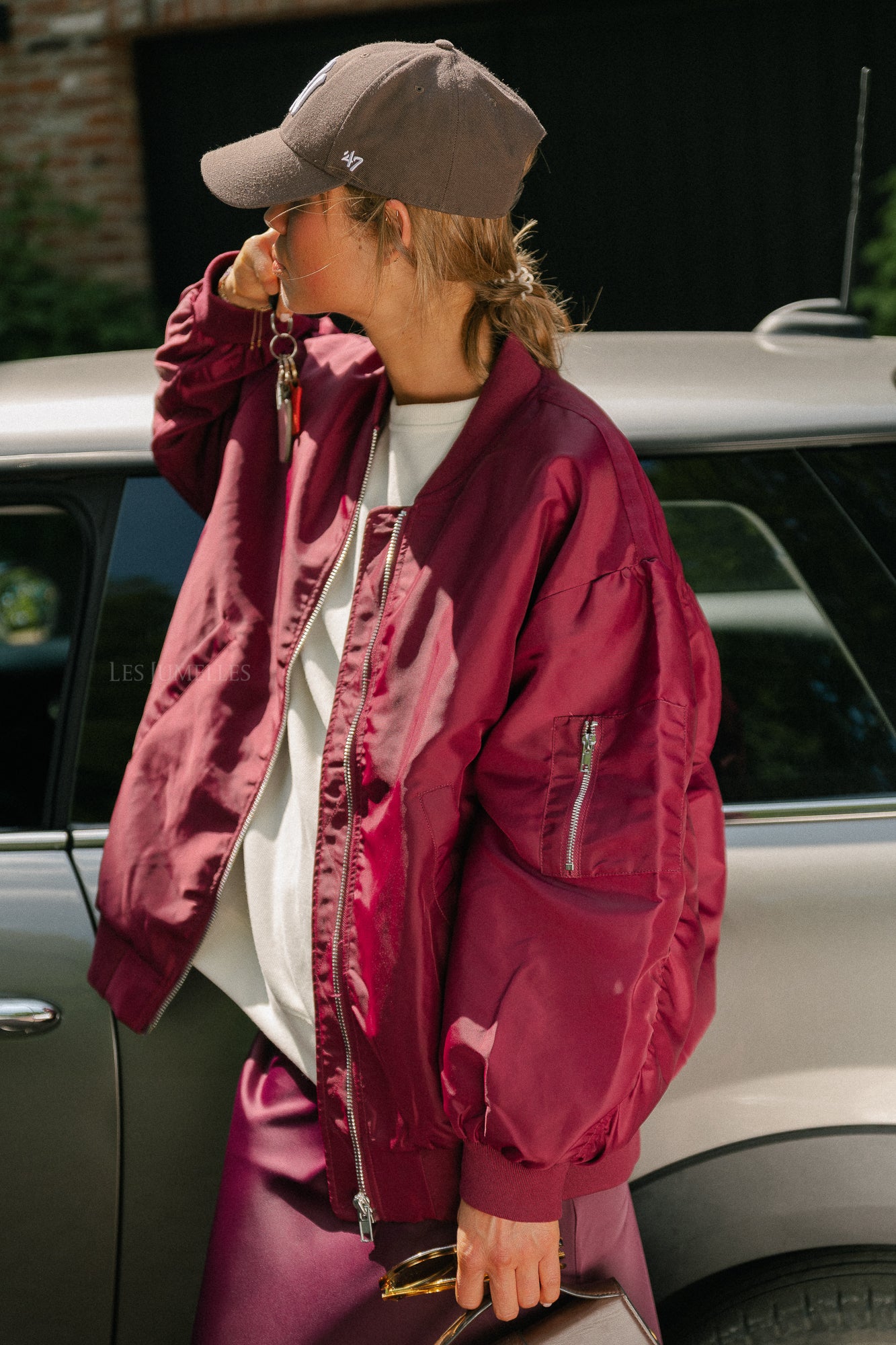 Blouson bomber Annalise prune