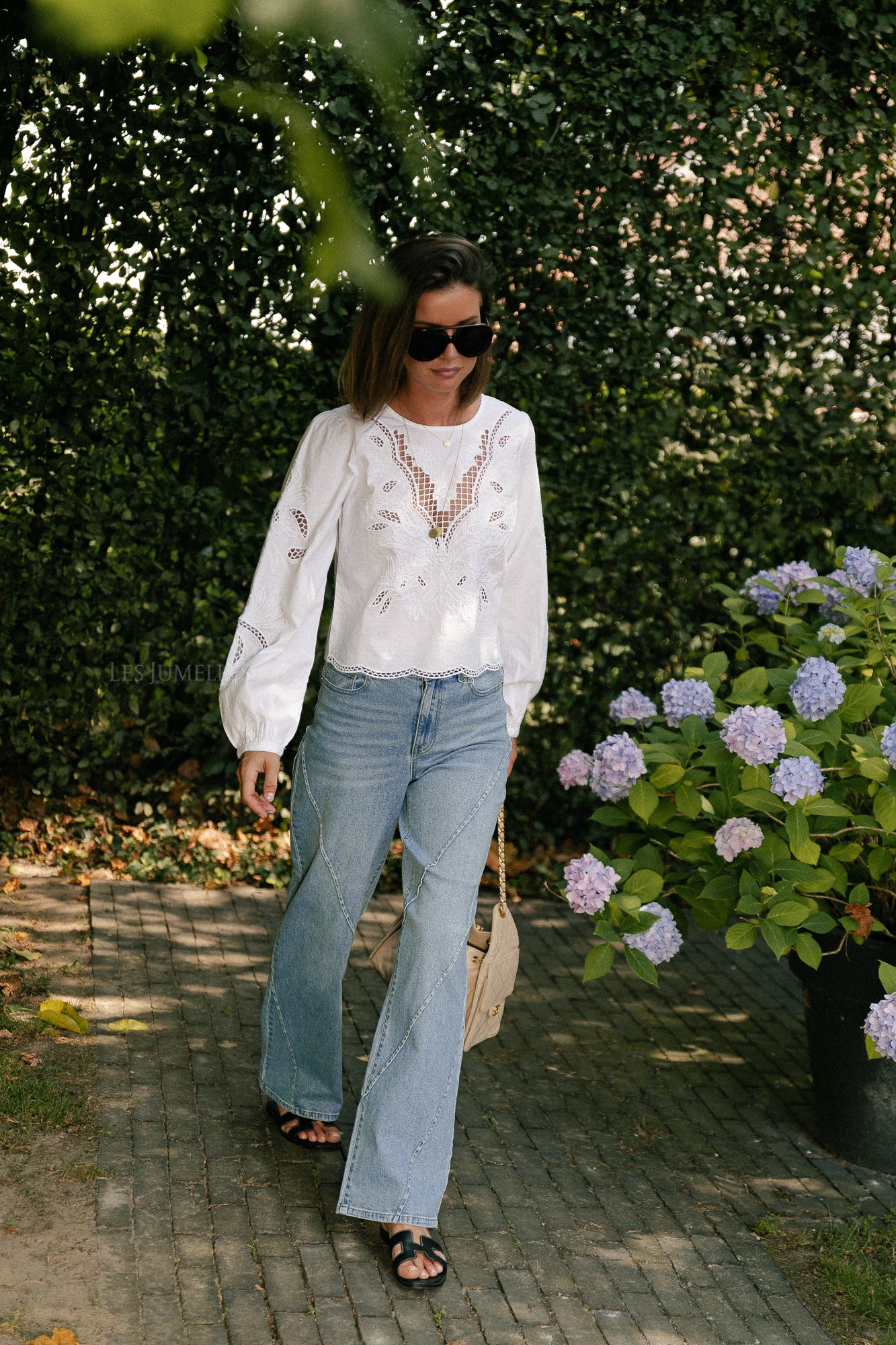 ROUFabienne LS O-neck cloud dancer