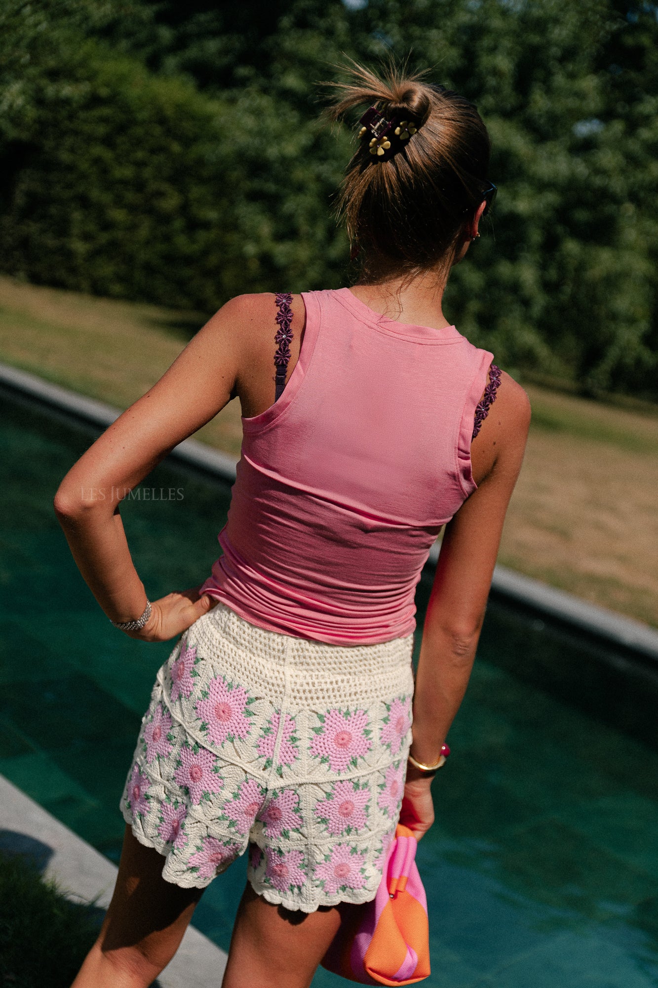 ROUEsme SL tank top peach blossom/chocolate