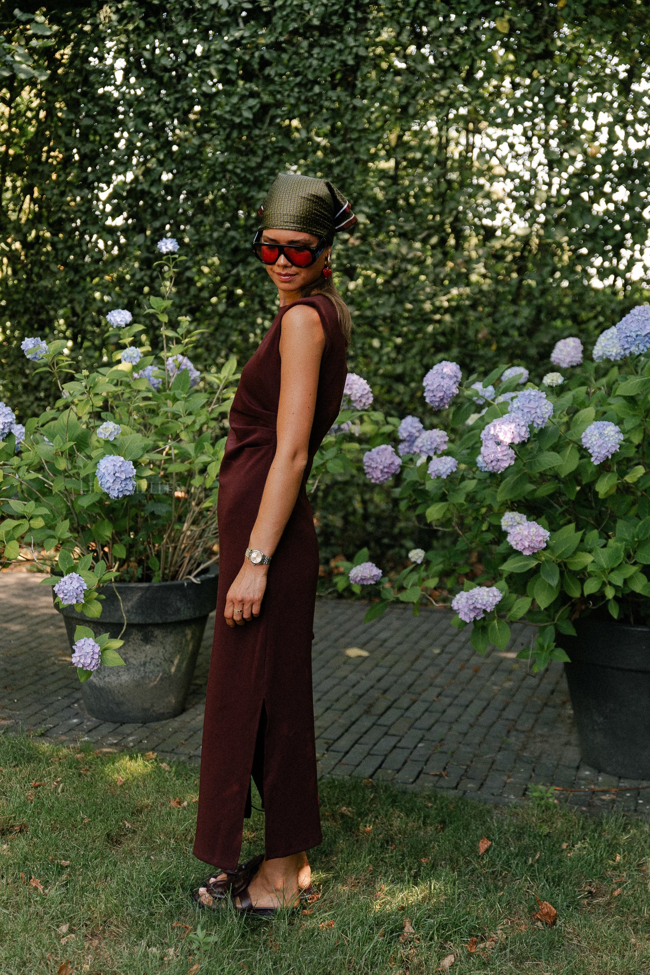 YASPina SL long dress port royale
