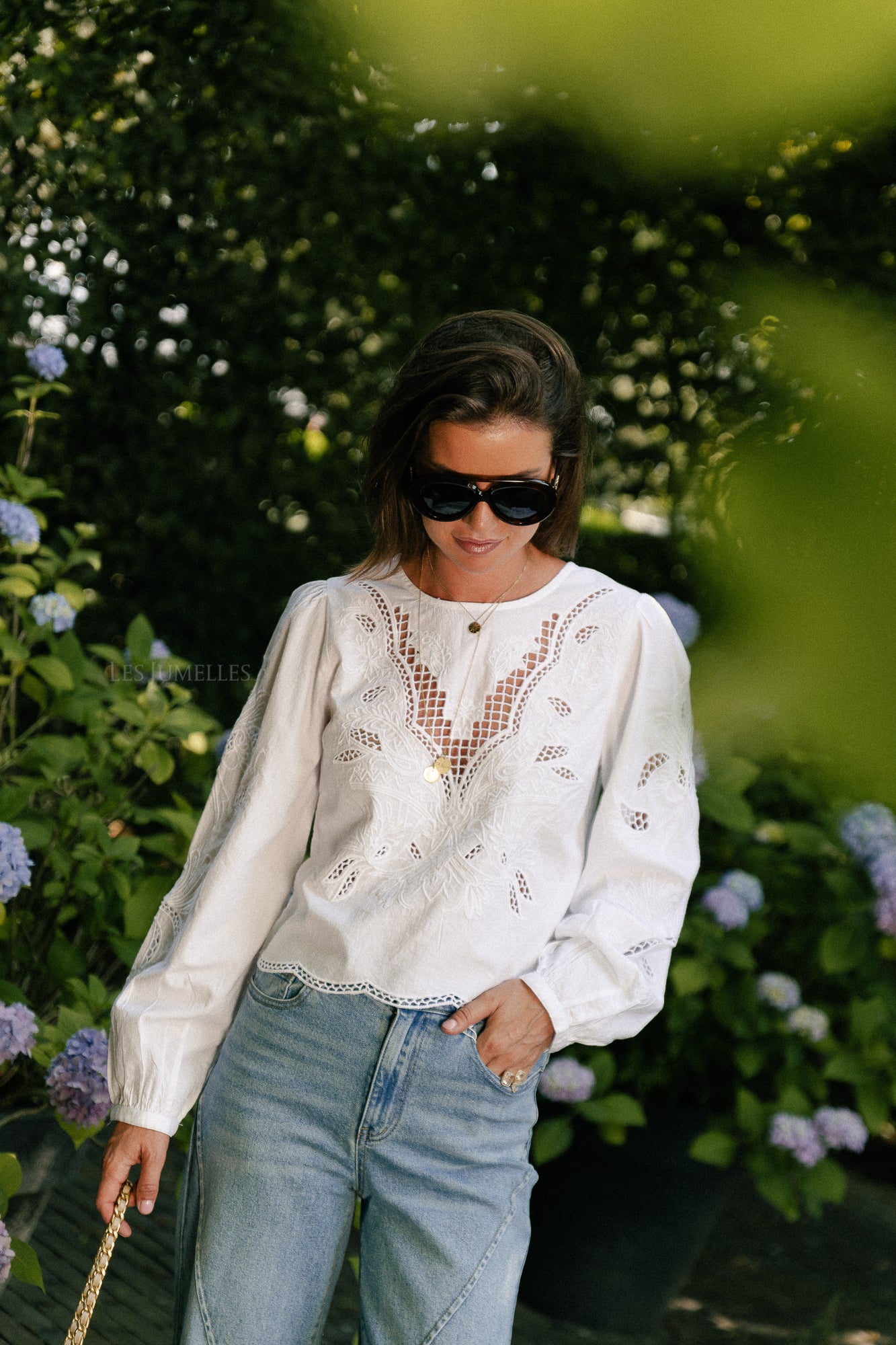 ROUFabienne LS O-neck cloud dancer