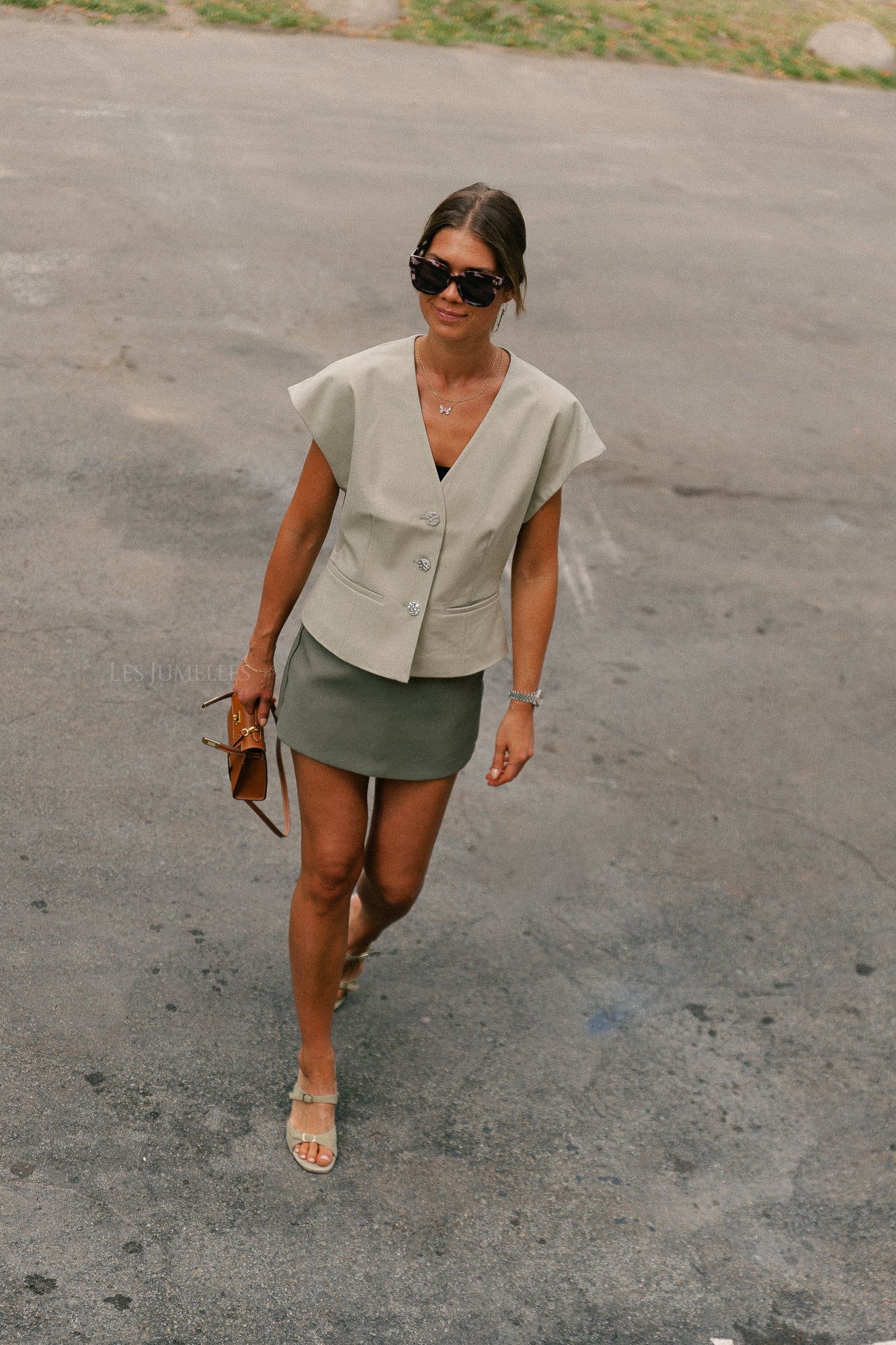 Chloe skort olive