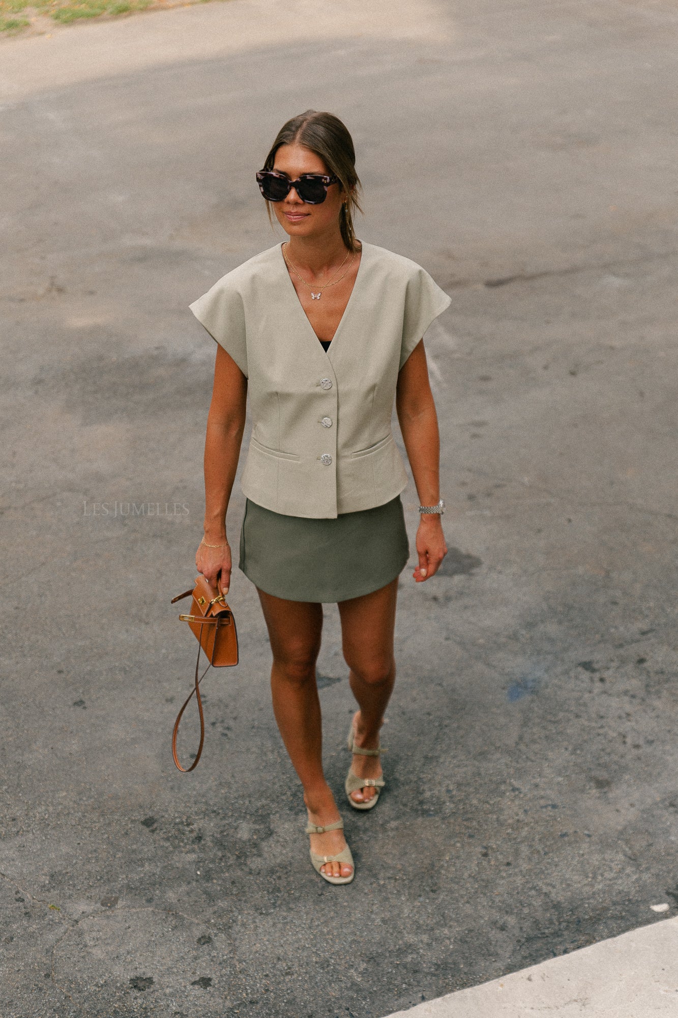 Chloe skort olive