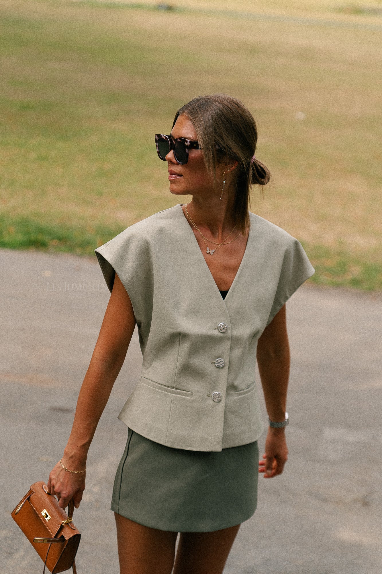 Chloe skort olive