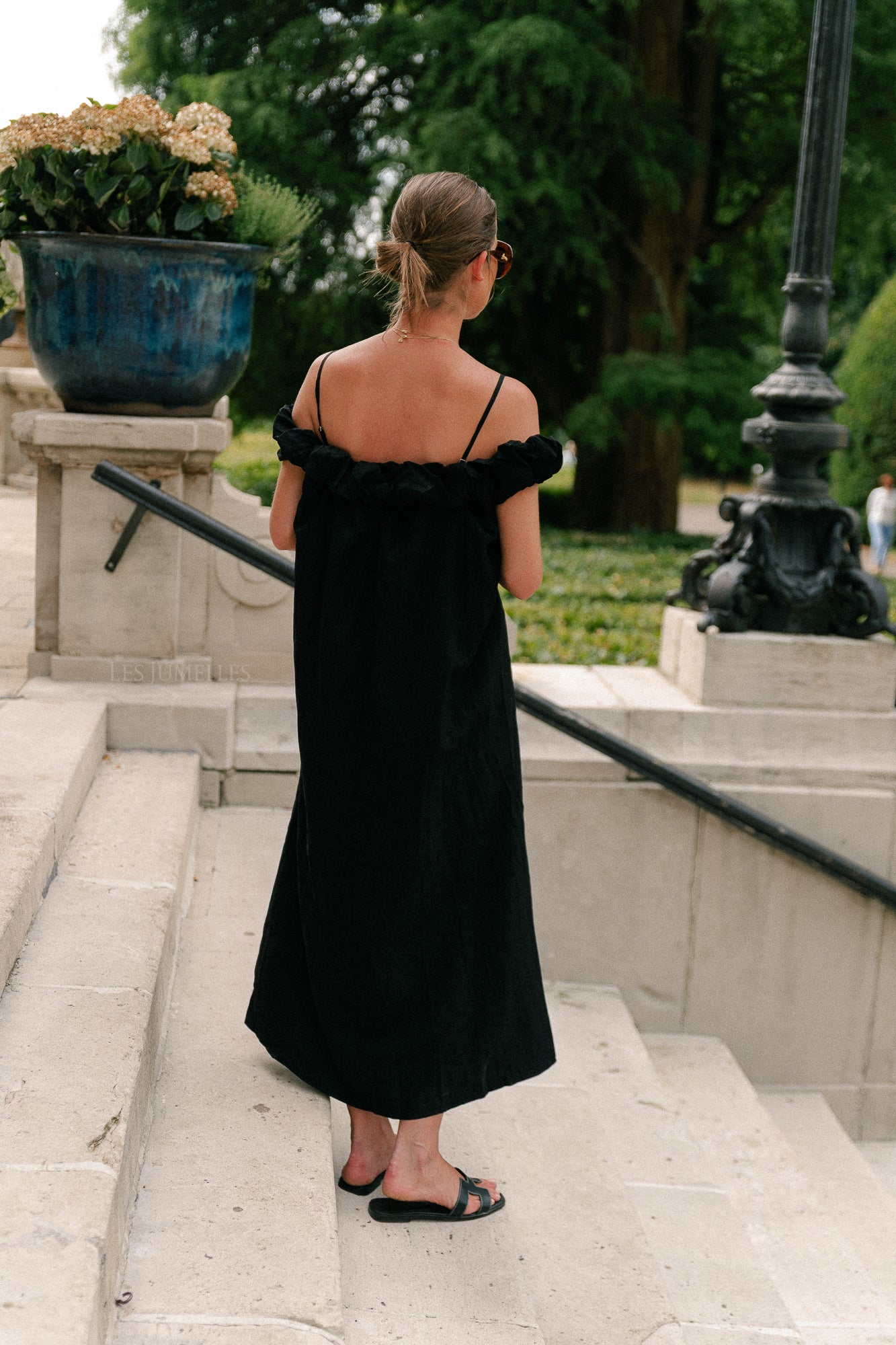 Cato long dress black