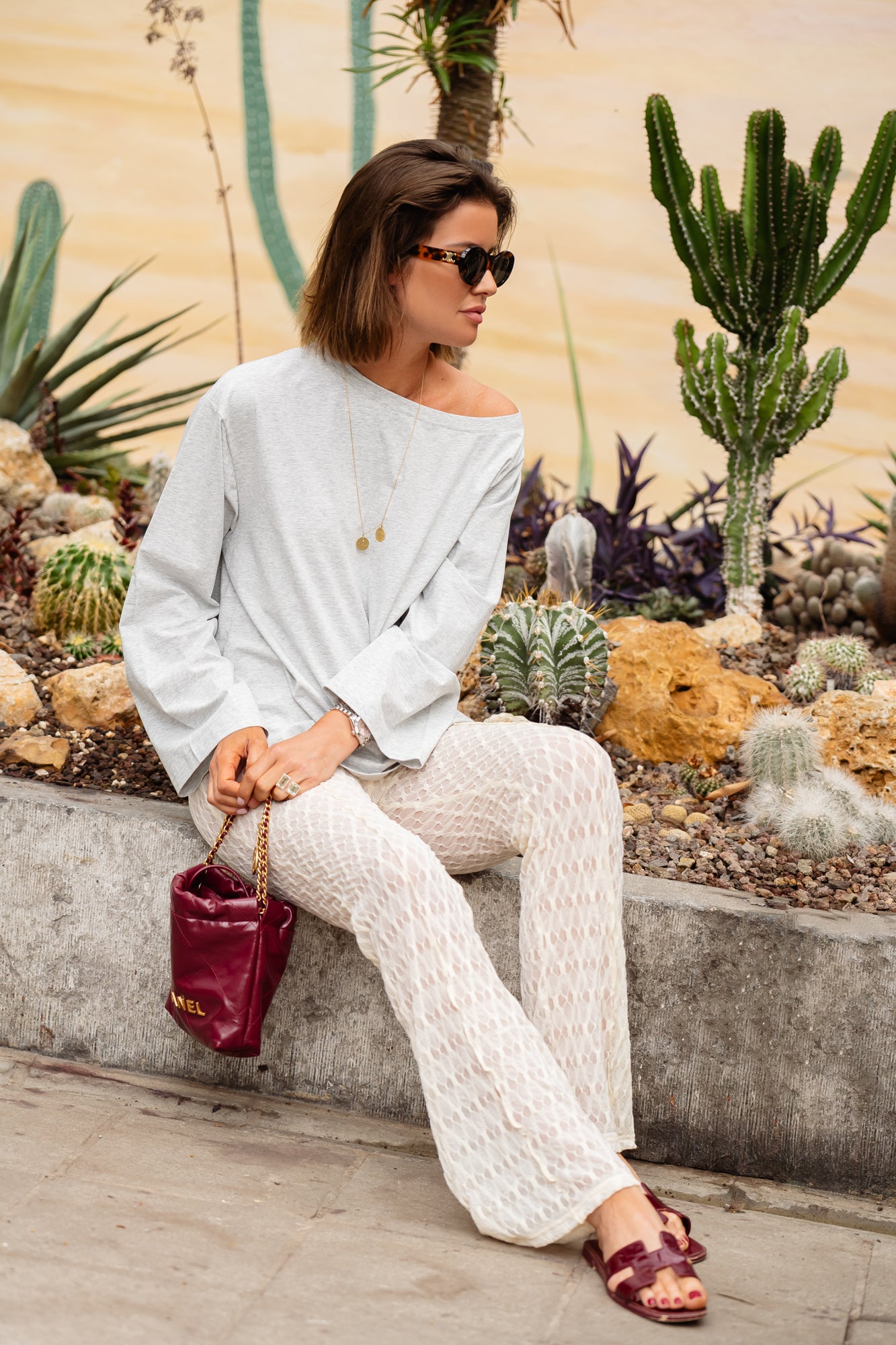 Licagz flared pant afterglow