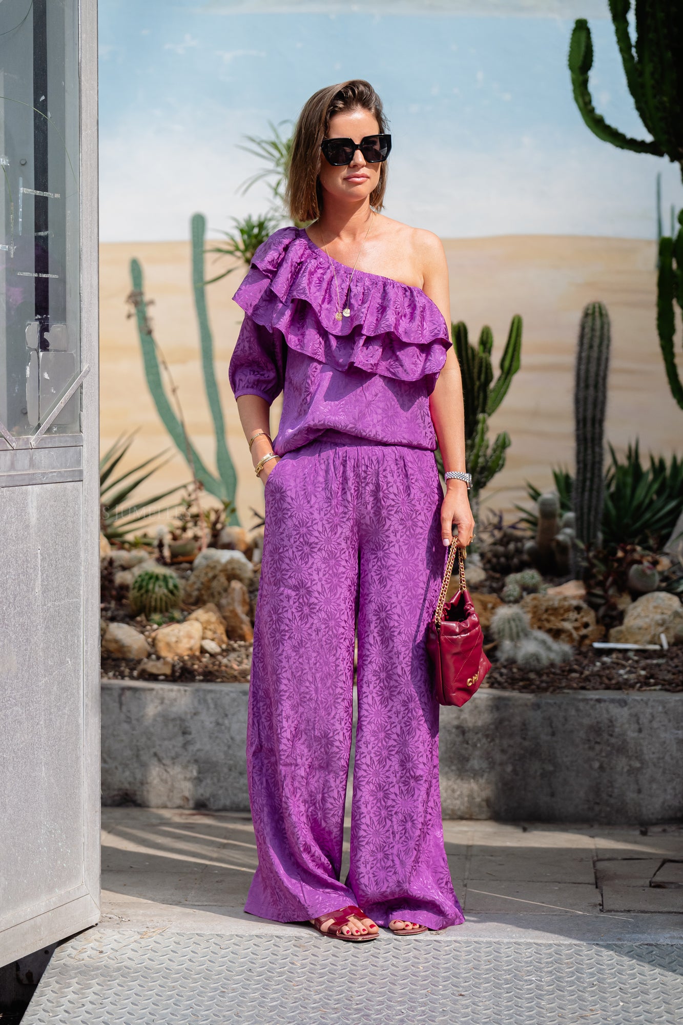 Rosie blouse purple