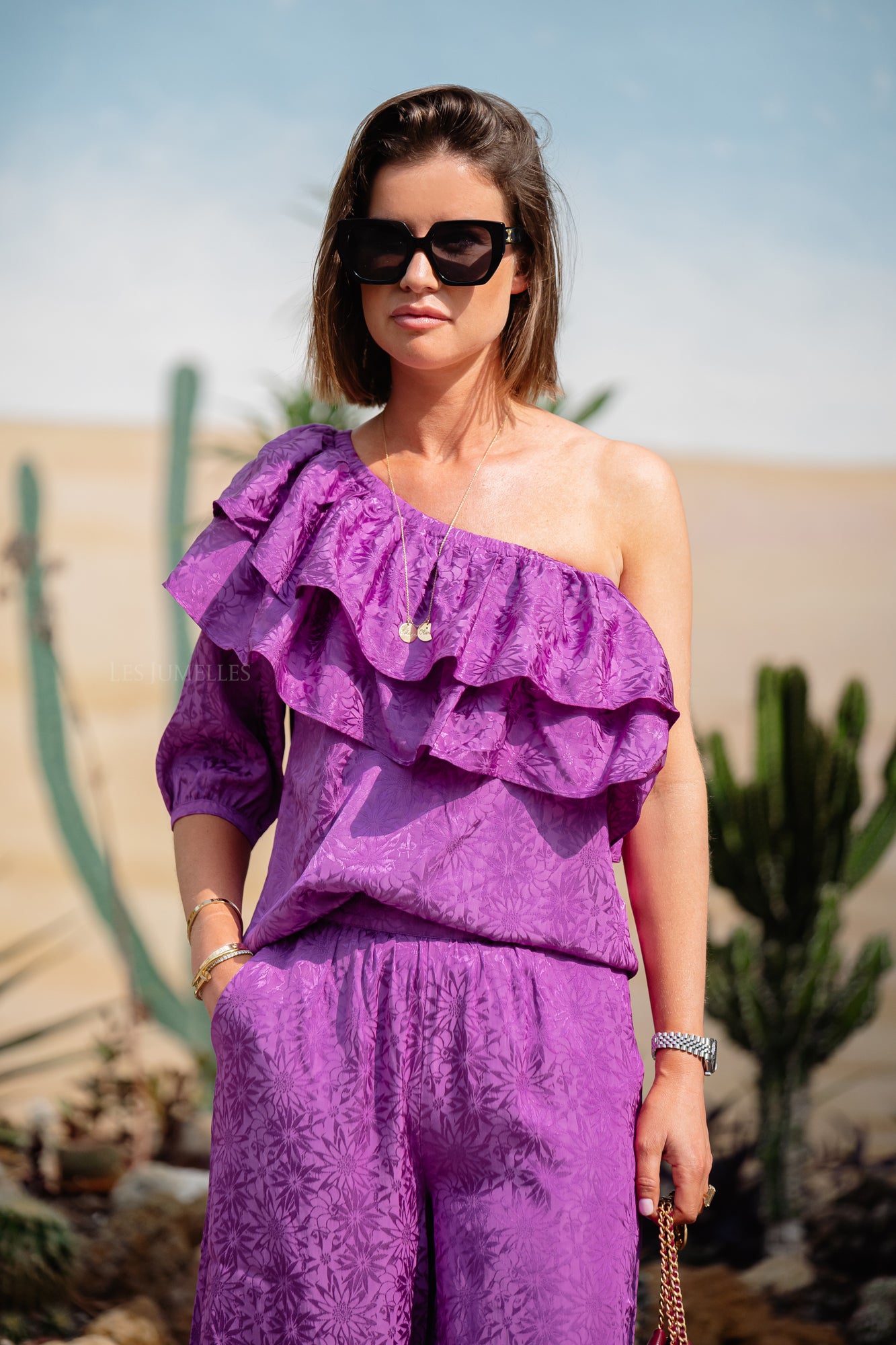 Rosie blouse purple