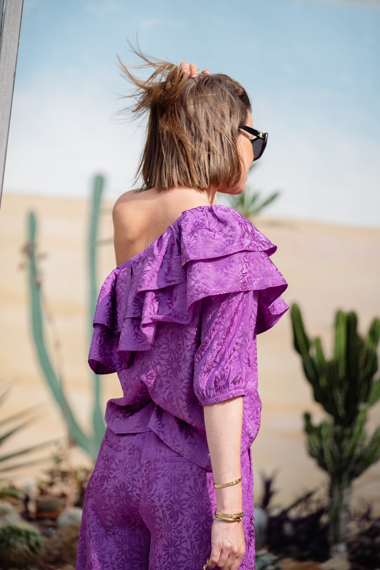 Rosie blouse purple
