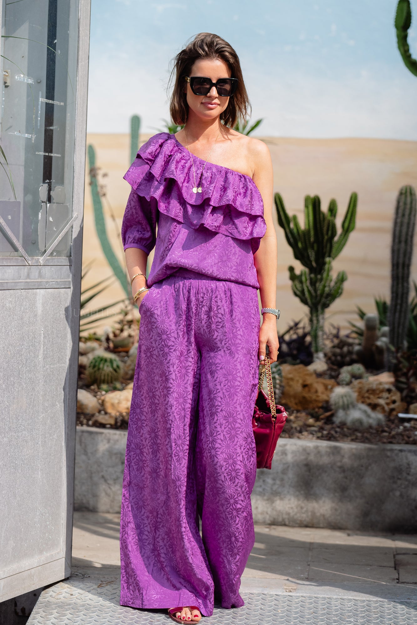 Rosie blouse purple