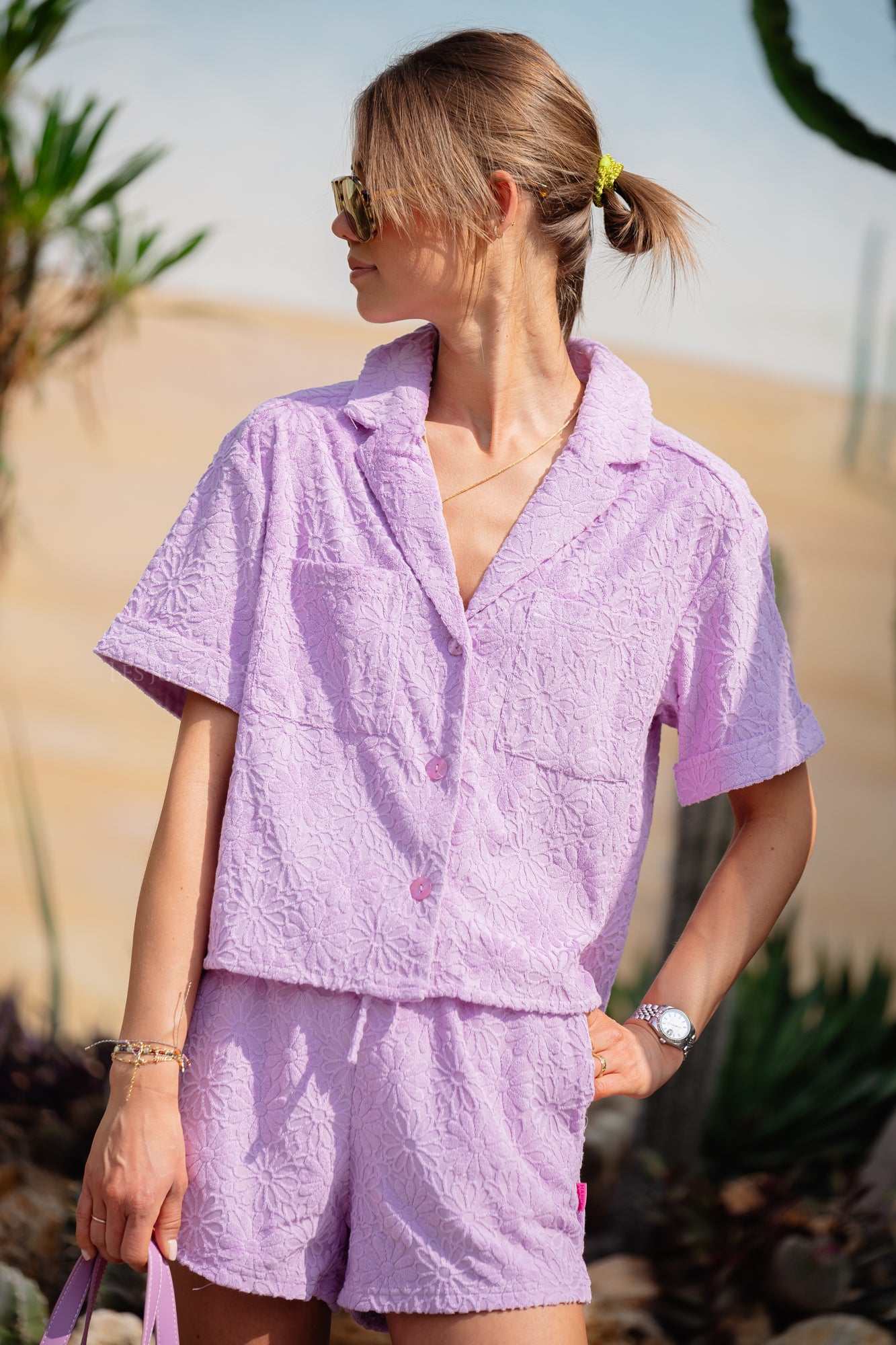 Terry blouse lilac