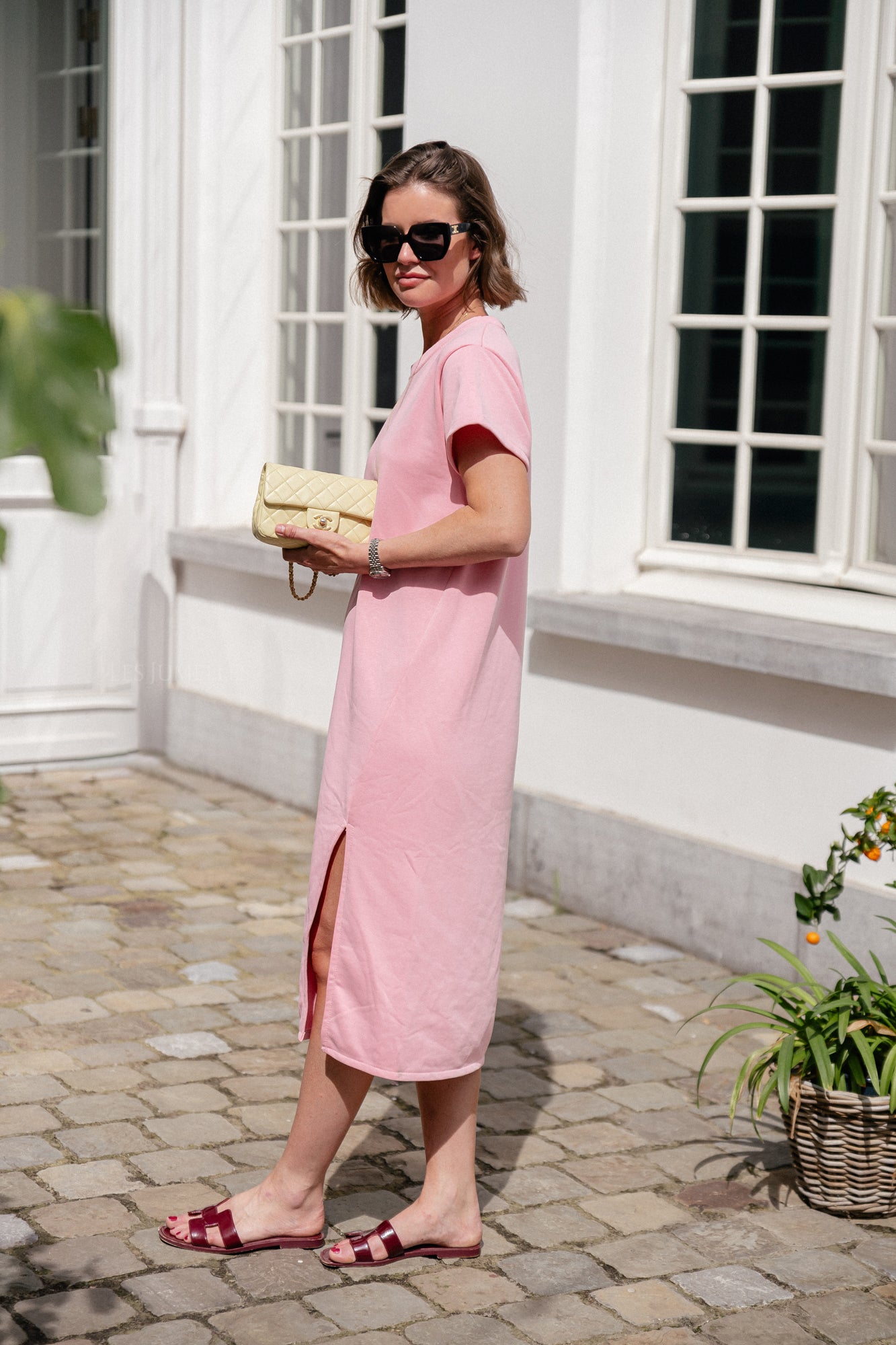 Daphne T-Shirt-Kleid Rosa