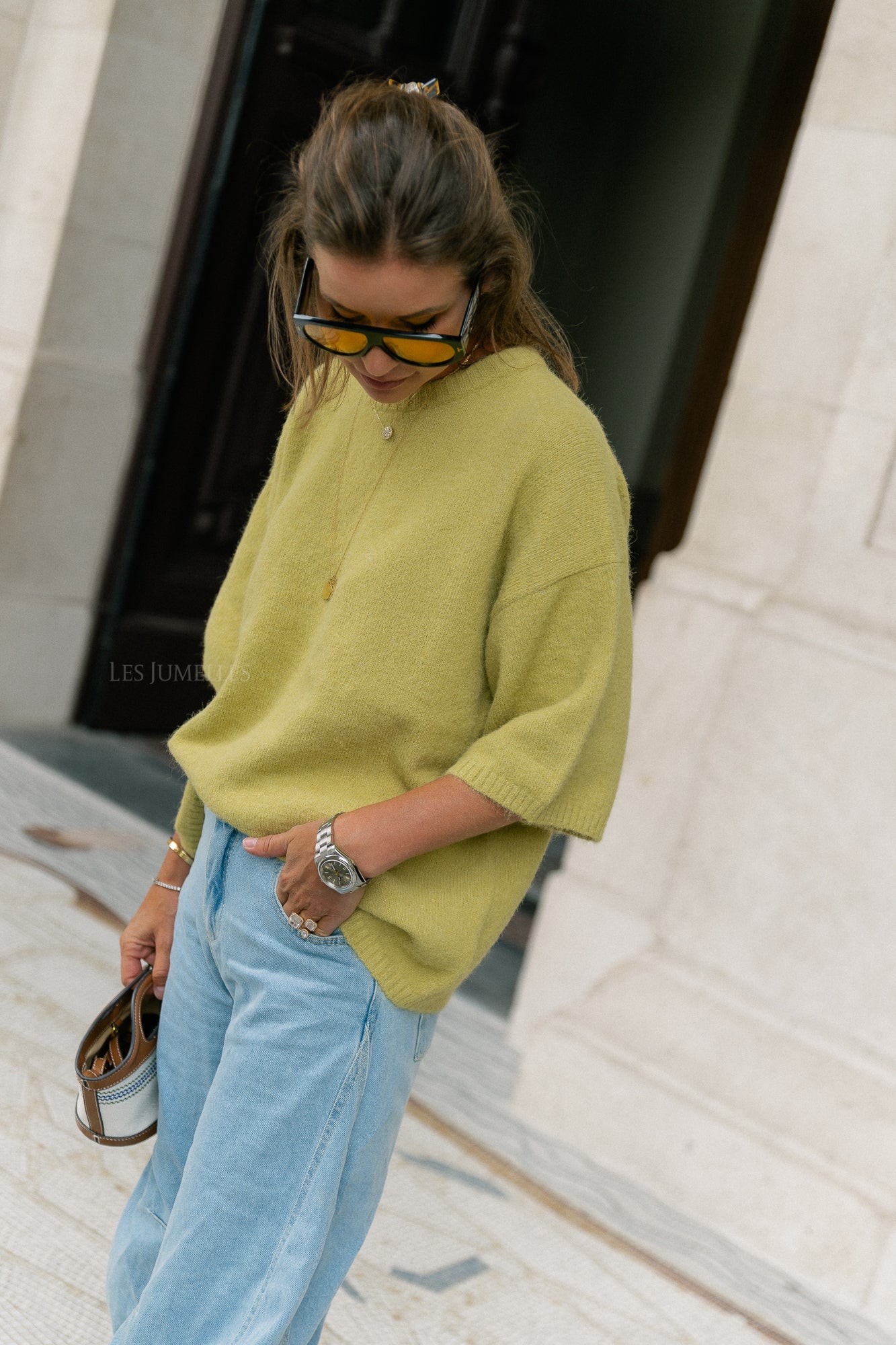 Kristine T-shirt leek green