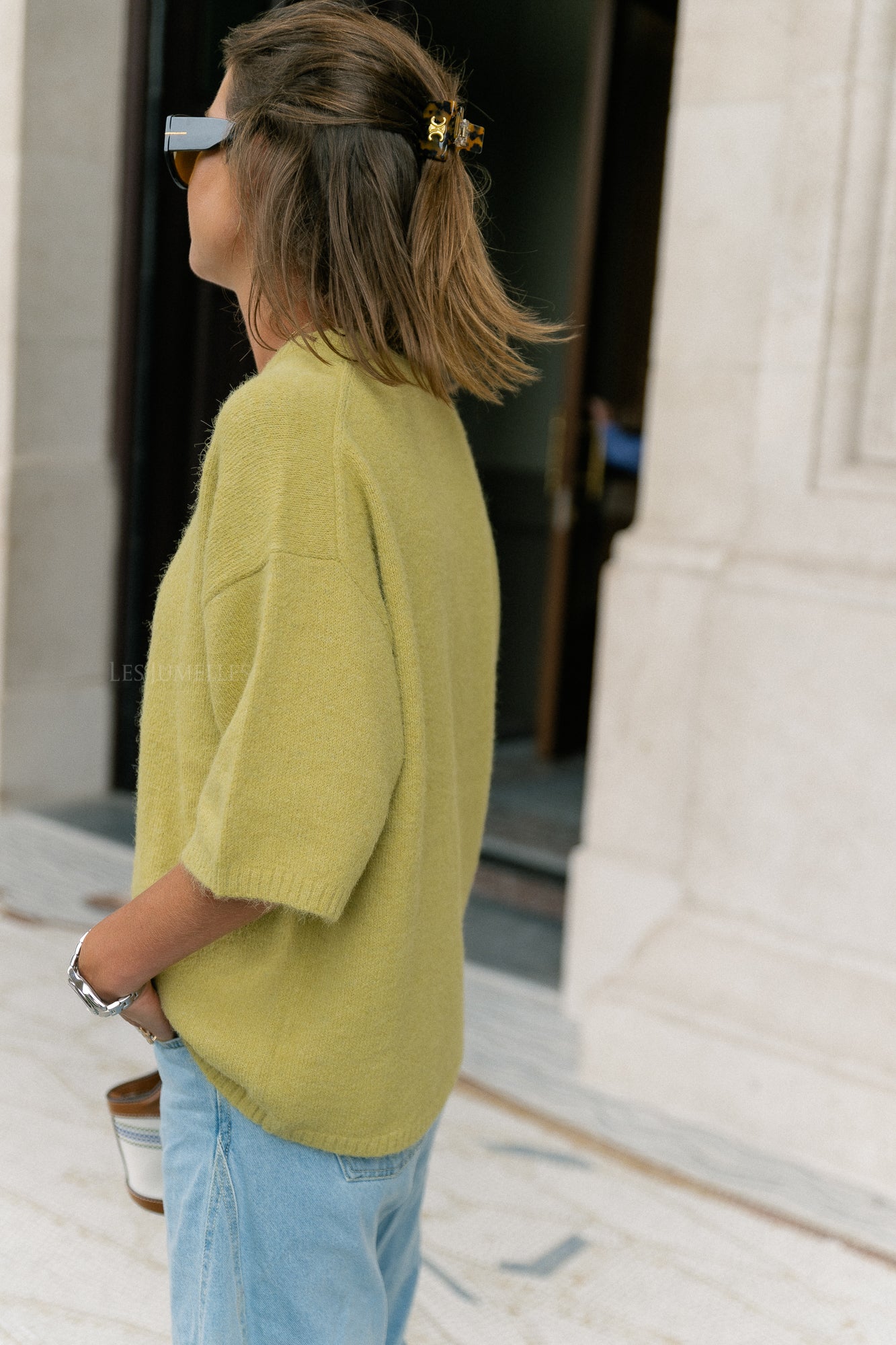 Kristine T-shirt leek green