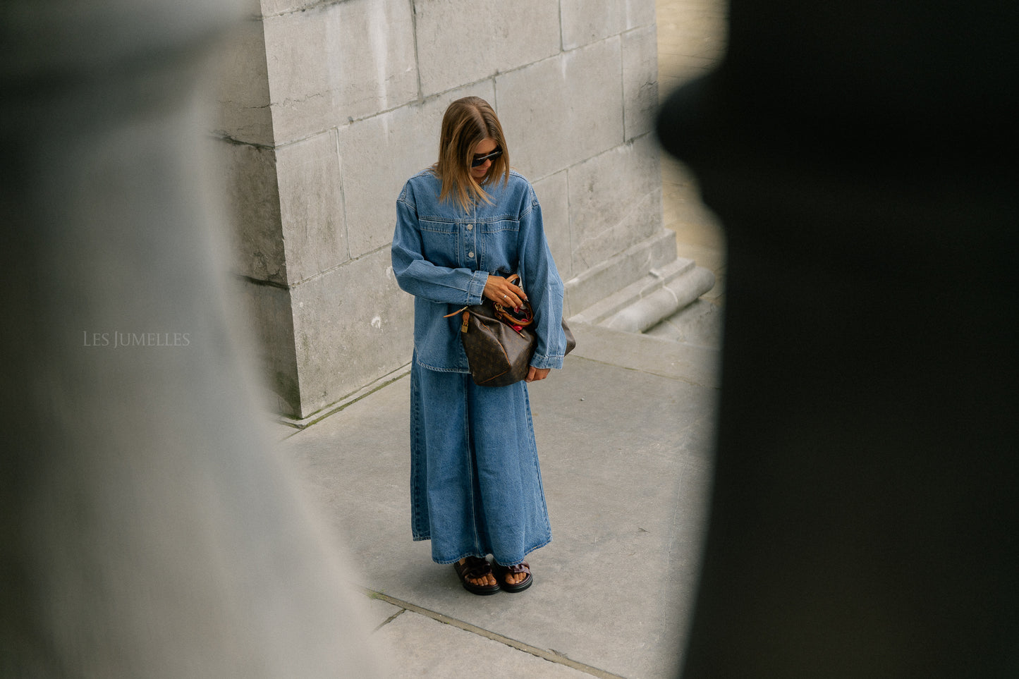 Bristol denim shirt mid blue