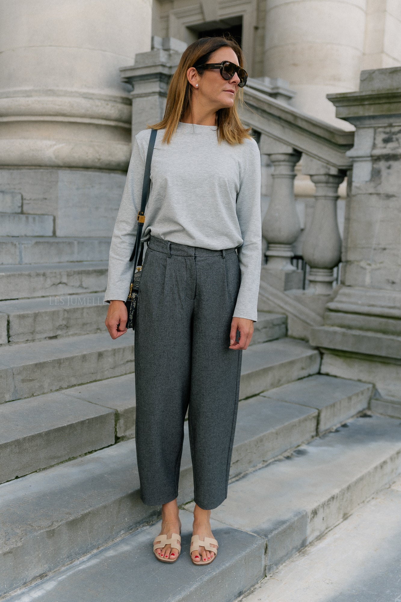 SLFBarrel Alma HW pants black structure