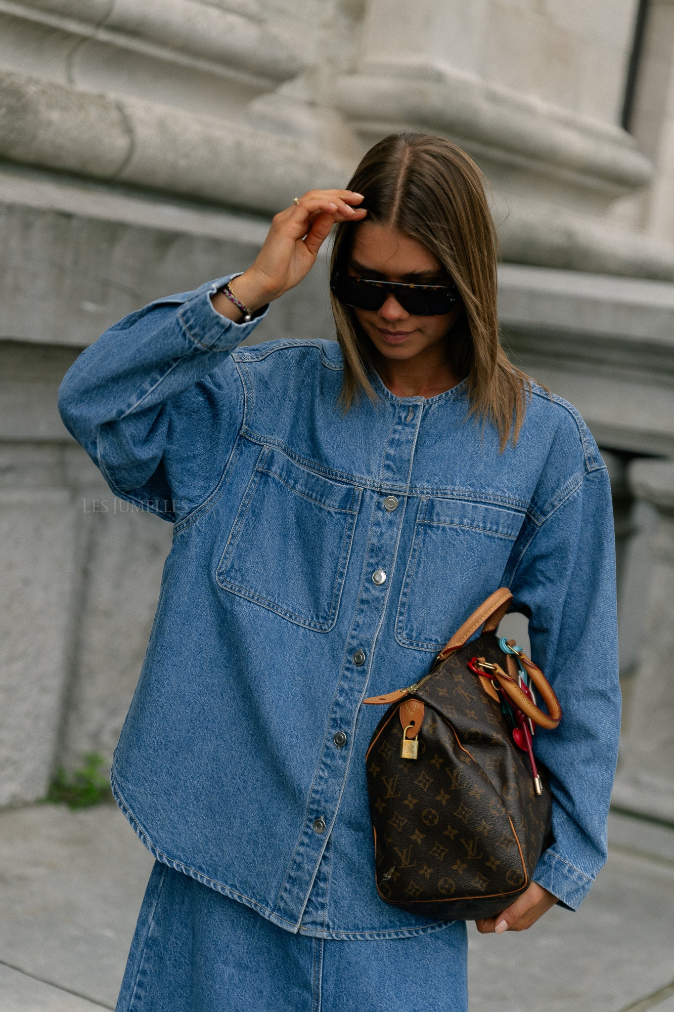 Bristol denim shirt mid blue