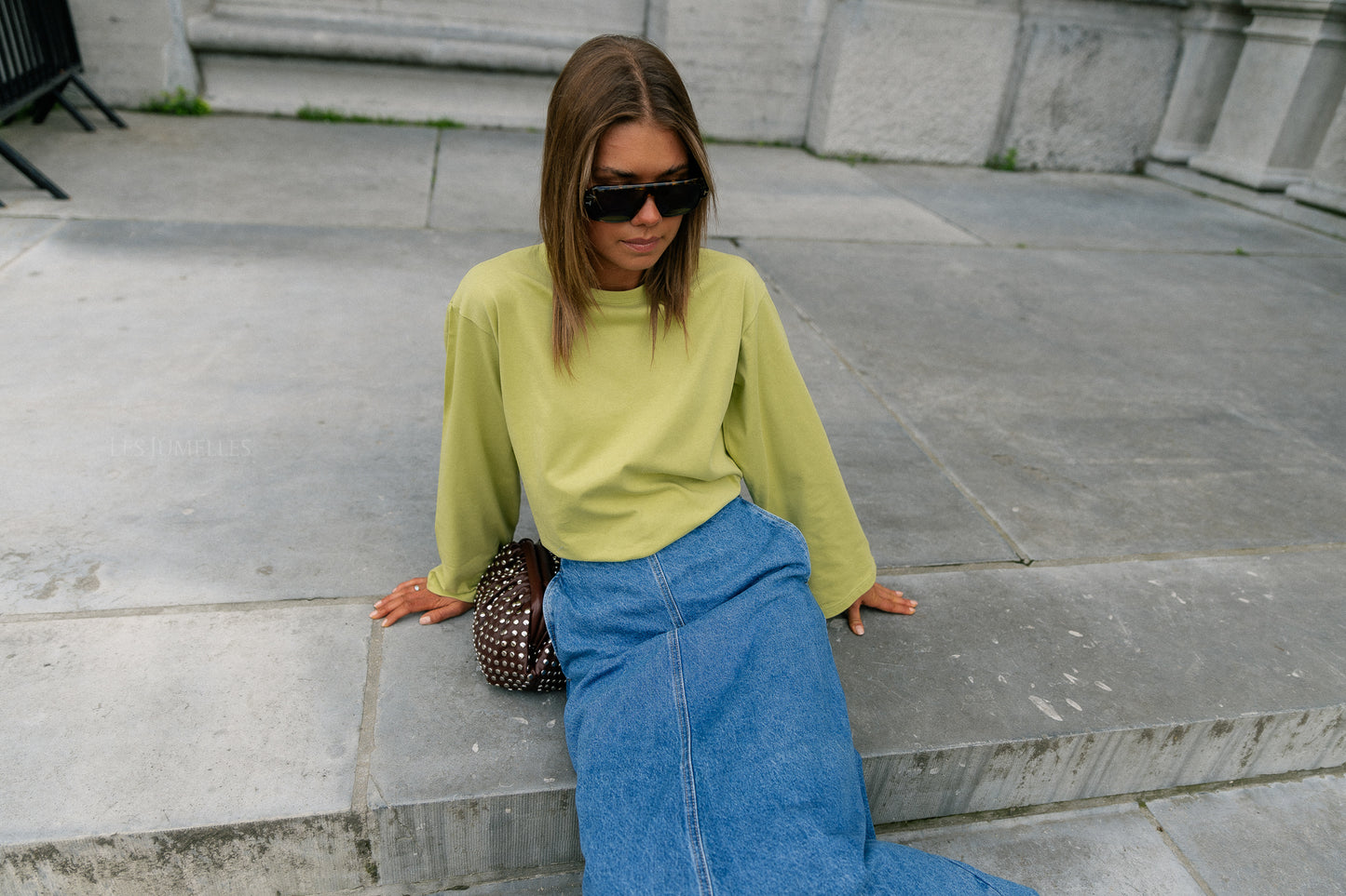 Verlee longsleeve leek green
