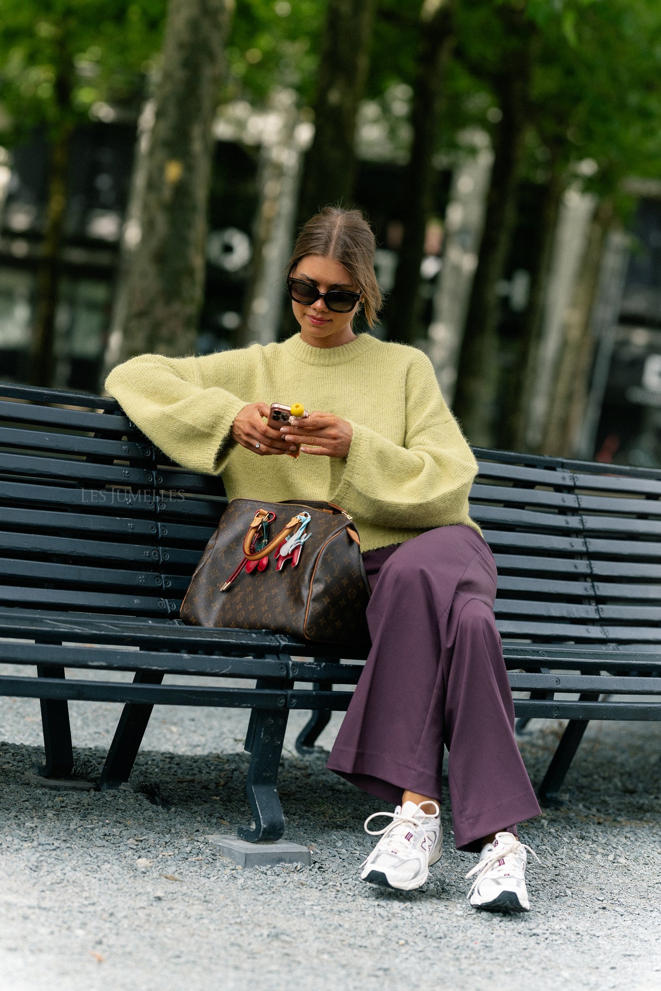 Lainey jumper leek green
