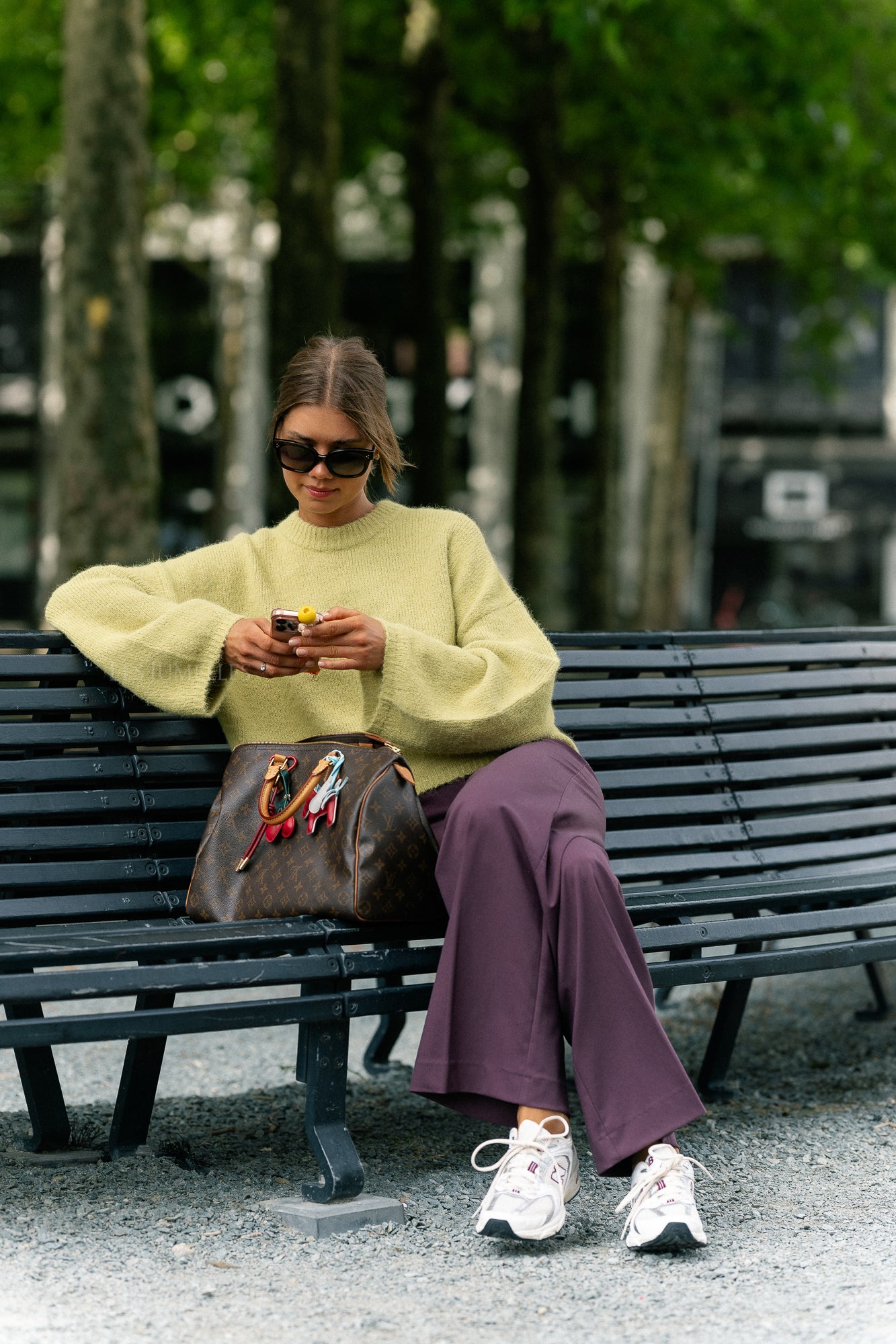 Lainey jumper leek green