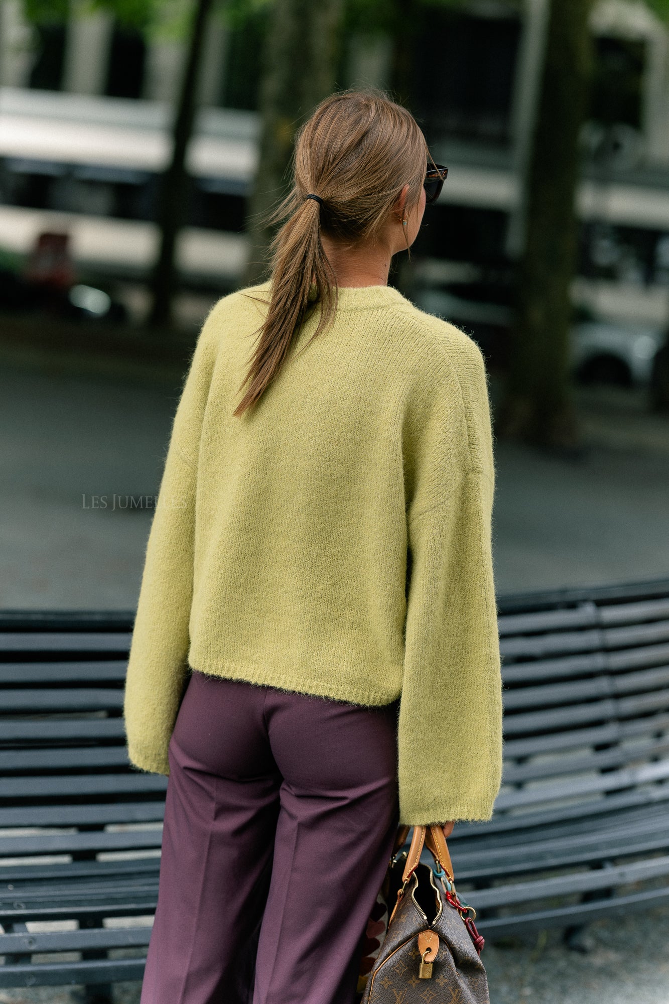 Lainey jumper leek green