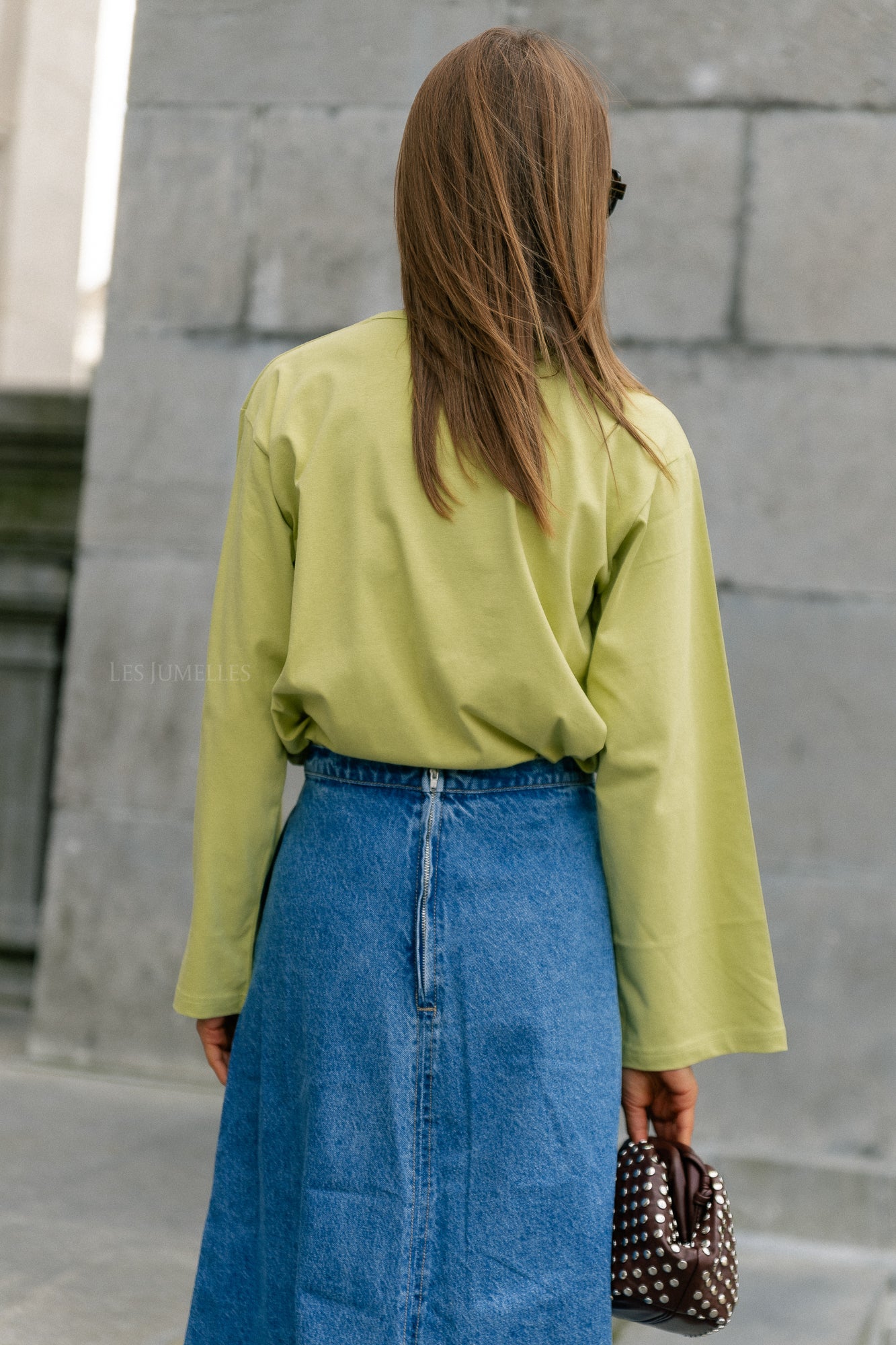 Verlee longsleeve leek green