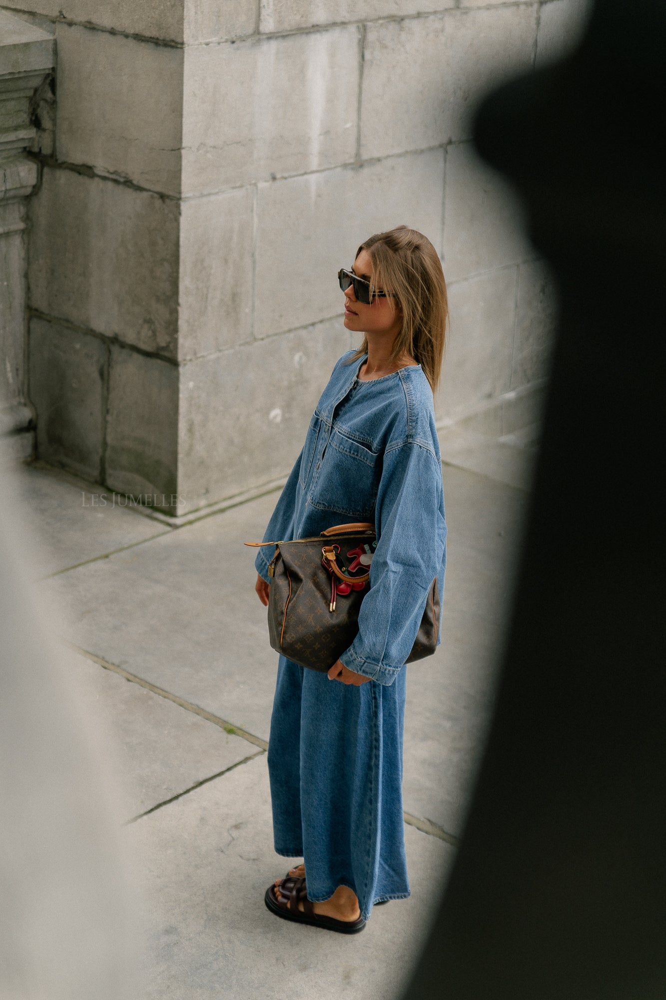 Bristol denim shirt mid blue