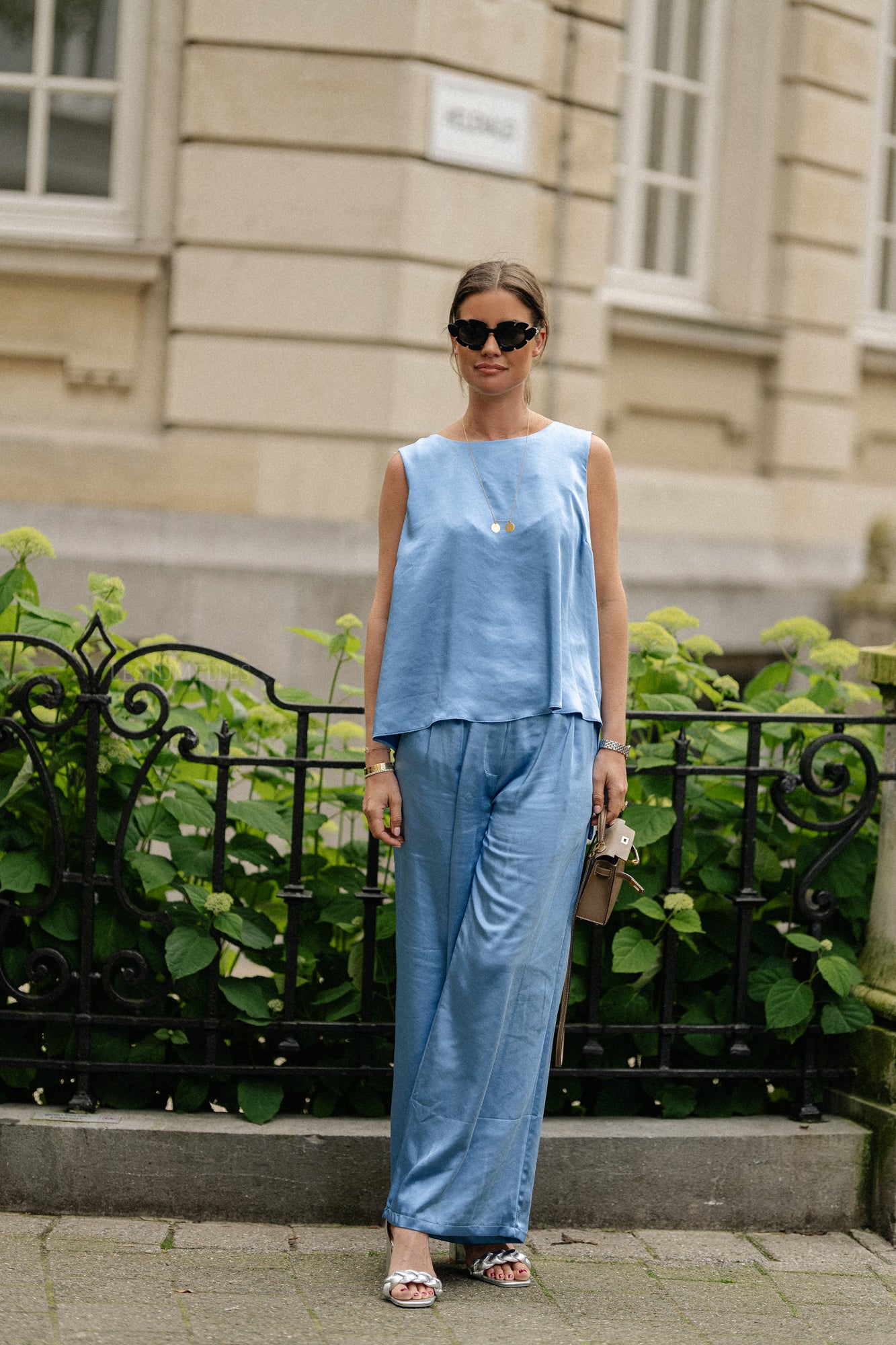 Top Kimy bleu poussiéreux