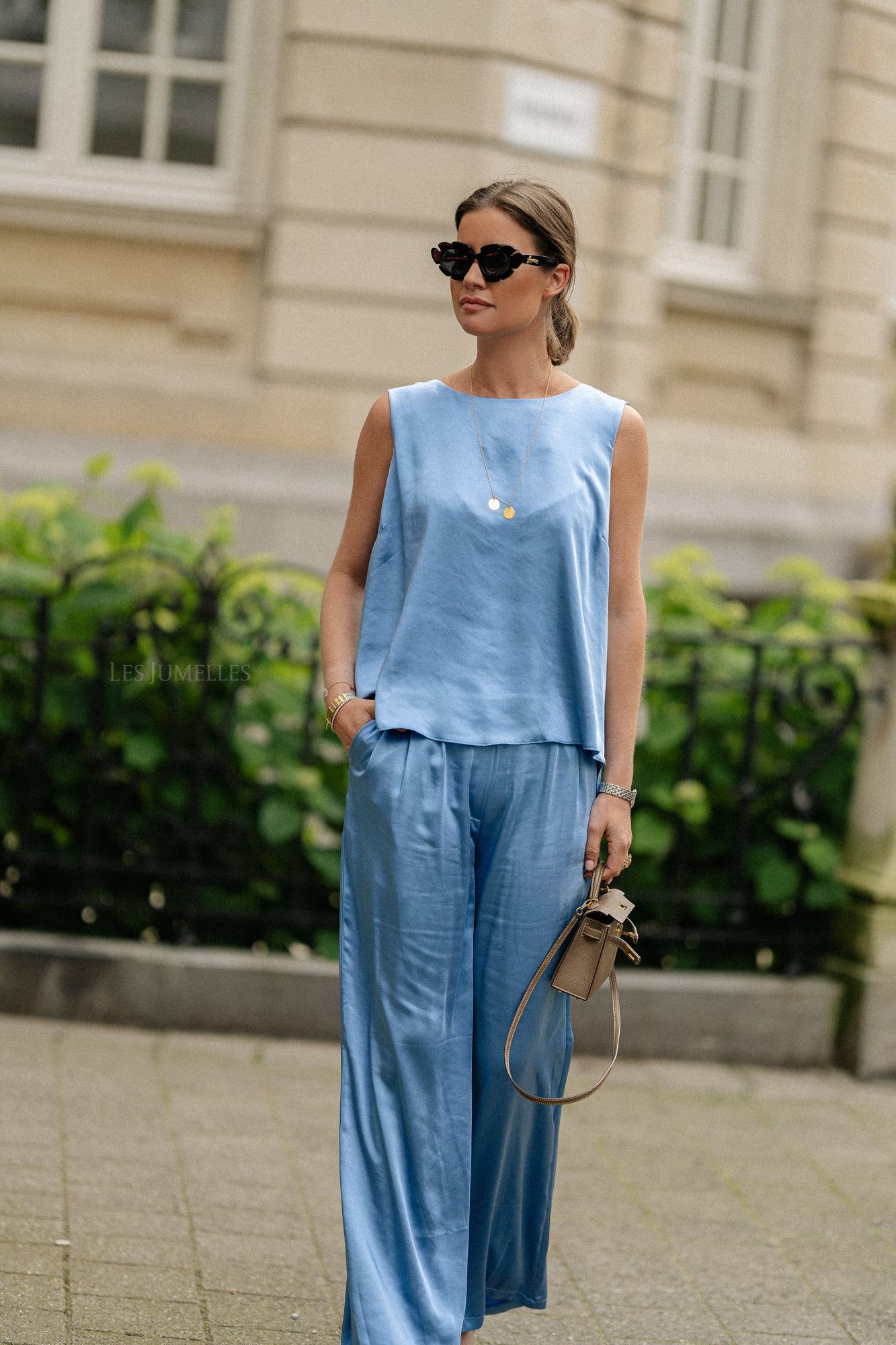 Top Kimy bleu poussiéreux