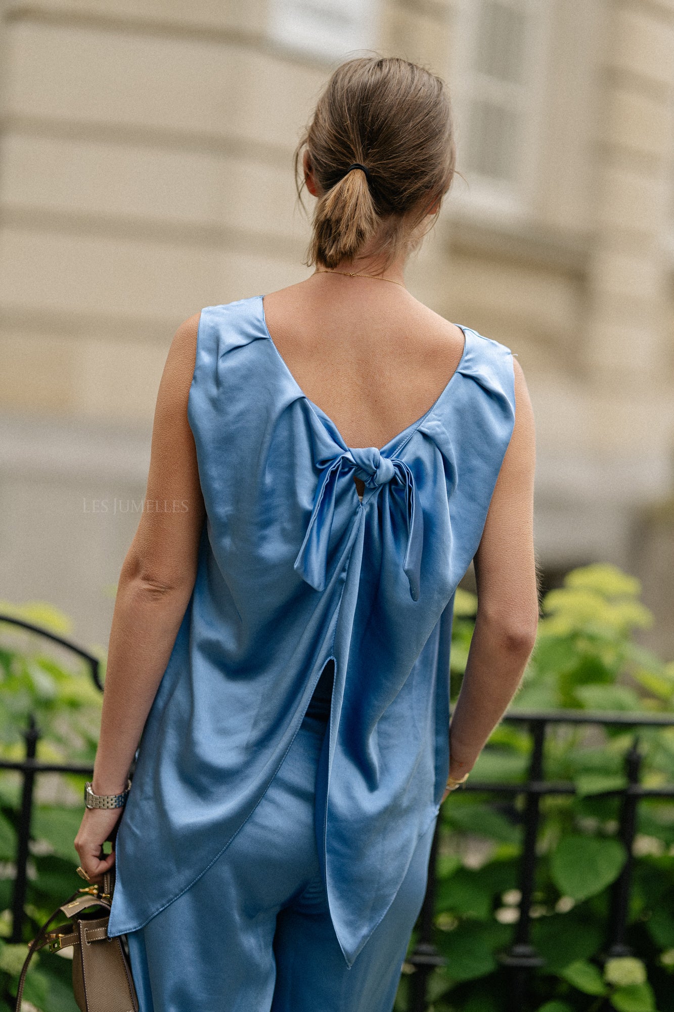 Top Kimy bleu poussiéreux