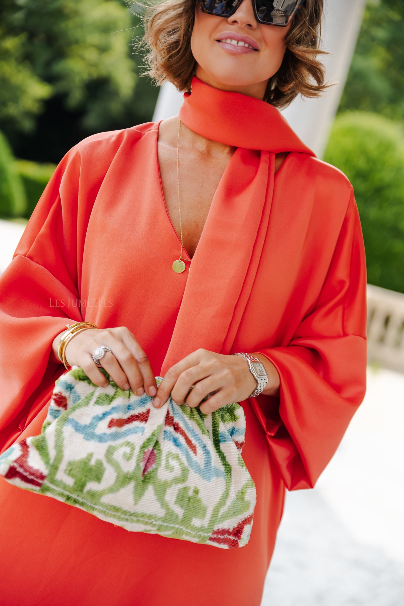 <tc>Robe longue Imke corail</tc>