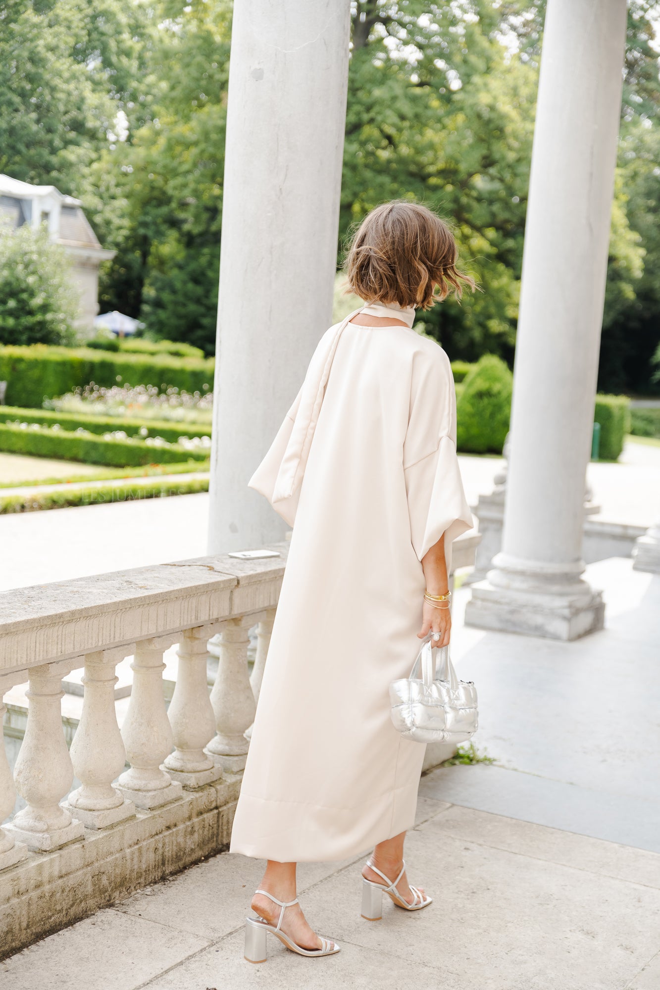 Imke long dress light beige