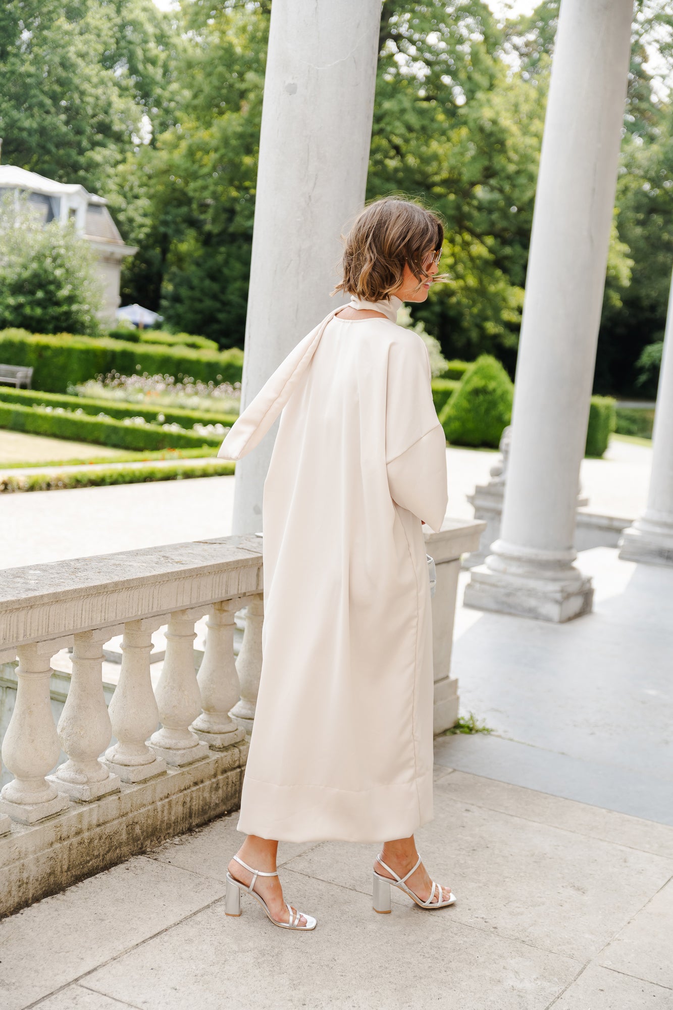Imke long dress light beige