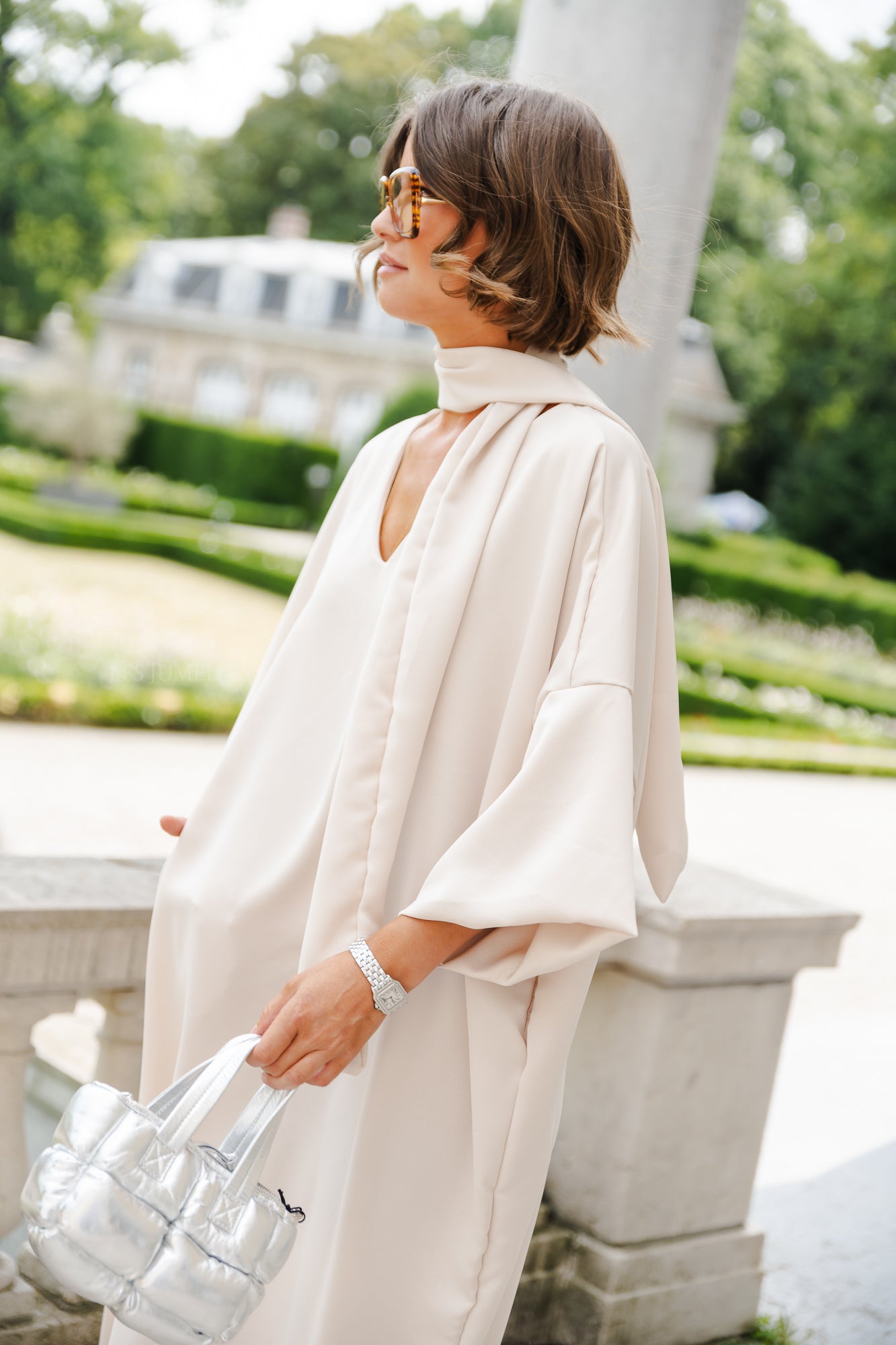 Imke long dress light beige