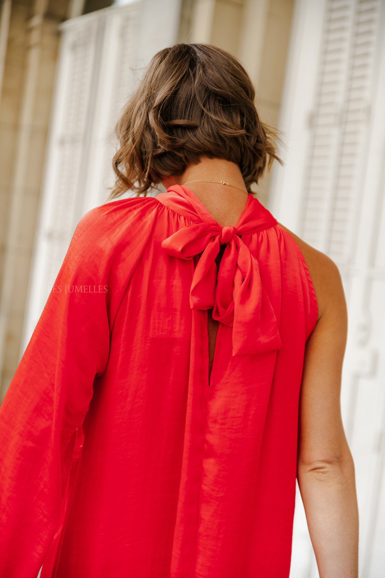 <tc>Chloe ein Schulter langes Kleid orange</tc>