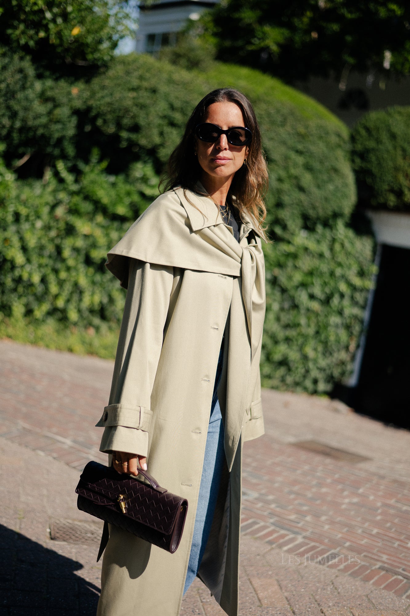 SLFSandra scarf coat slate green