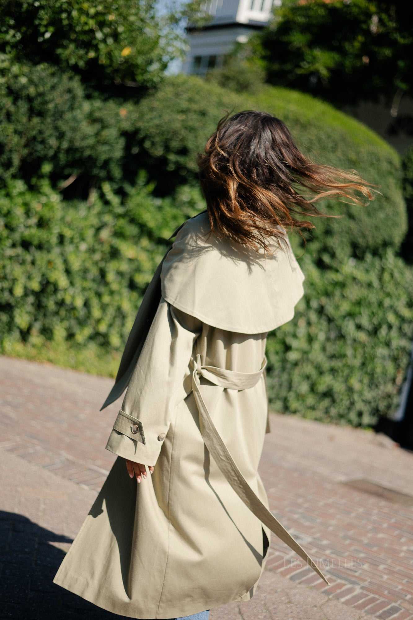 SLFSandra scarf coat slate green