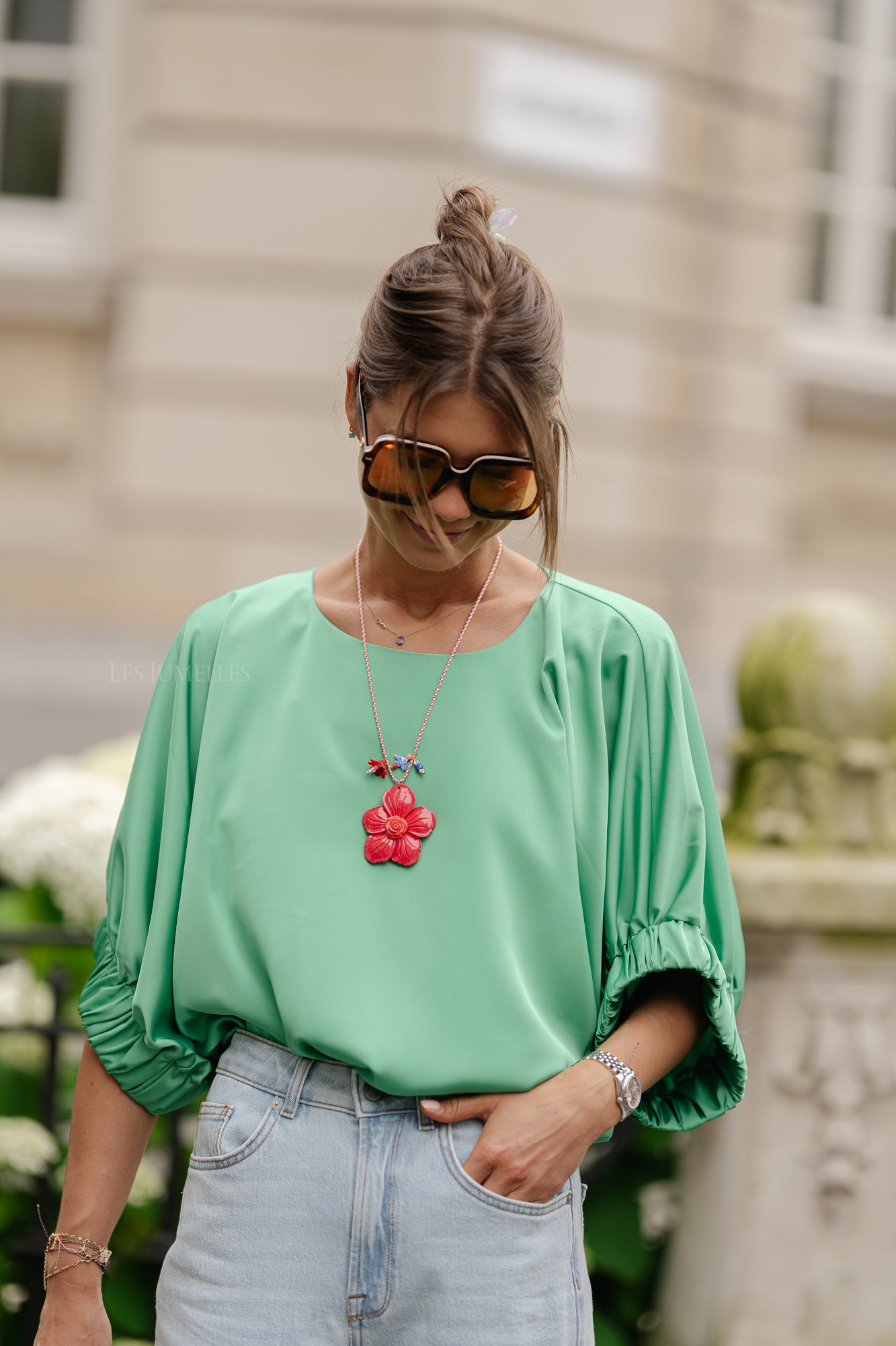 Rita blouse green