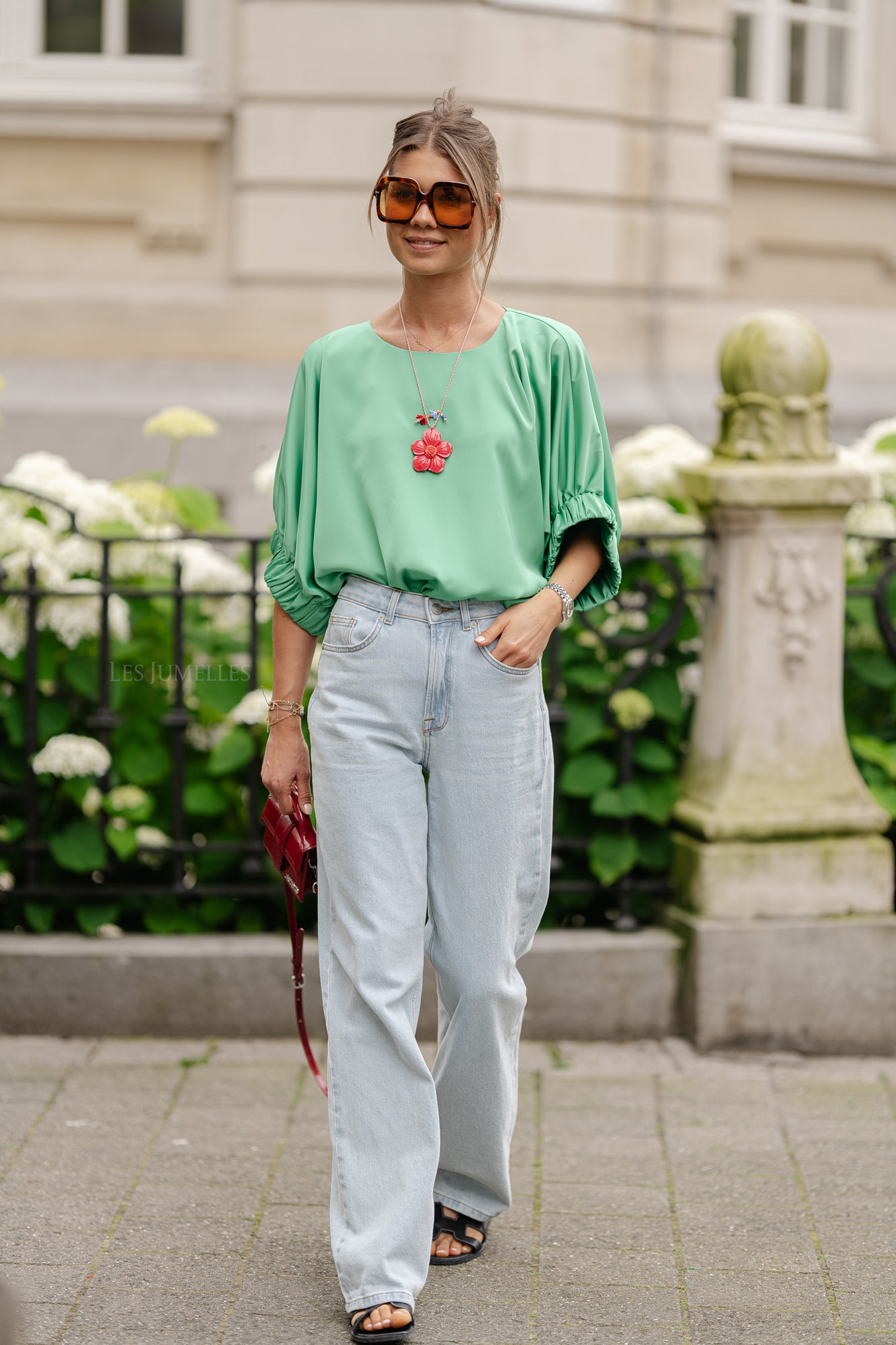 Rita blouse green